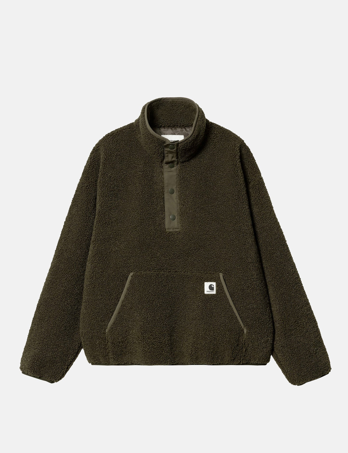 Sous-pull polaire col montant Elliot pour femme - Vert Cyprès