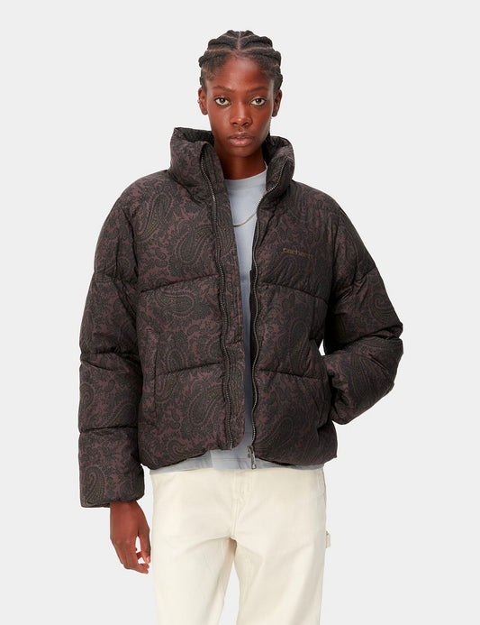 Blouson Springfield pour femme (imprimé cachemire) - Marron Buckeye