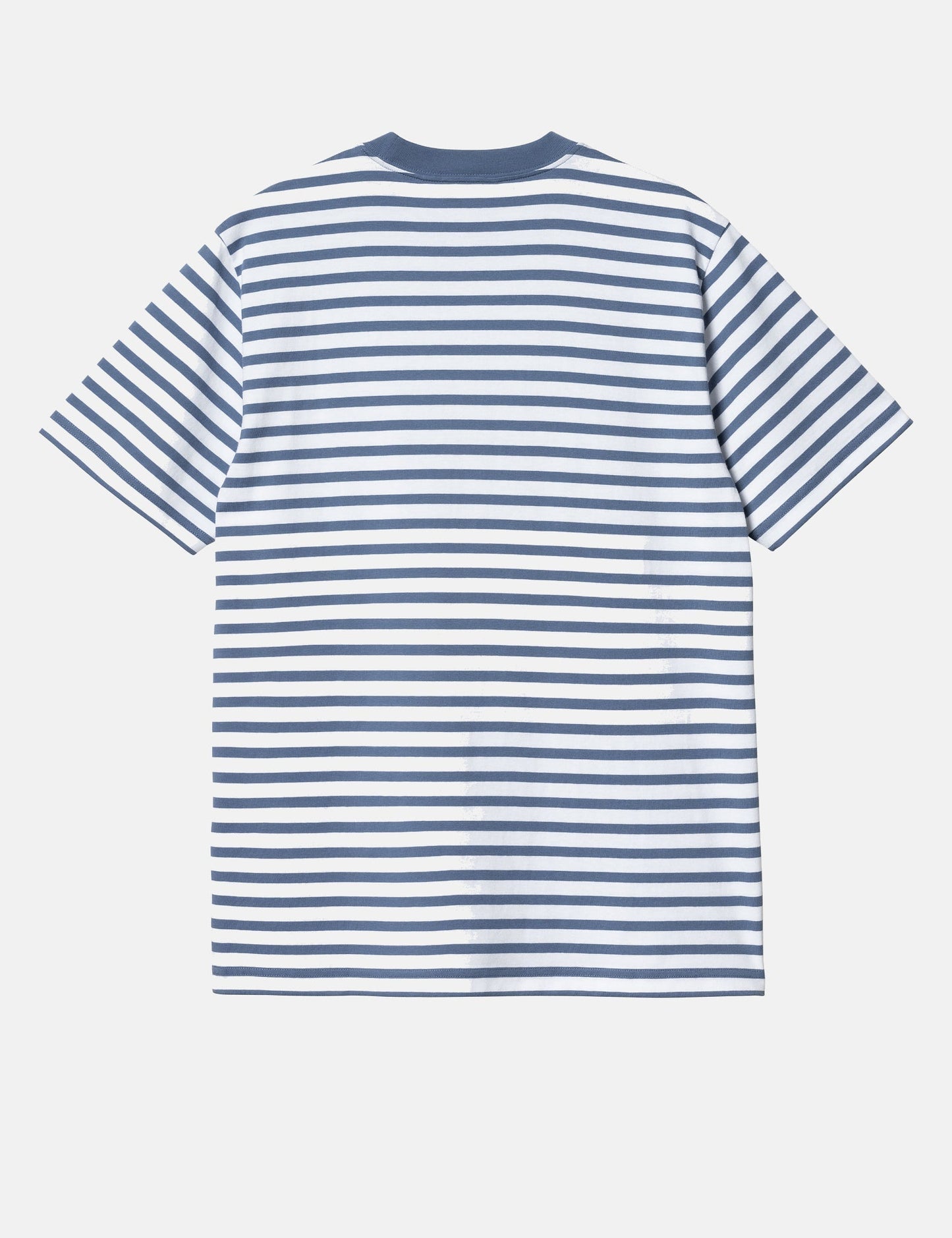 Seidler Streifen-T-Shirt mit Brusttasche – Sorrent-Blau