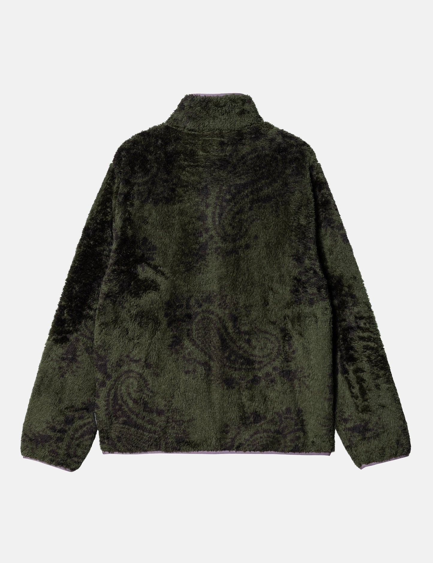 Veste de survêtement Jebson (grand motif cachemire) - Vert végétal/Violet vitreux