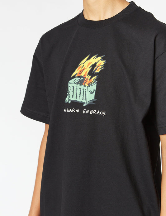 T-shirt « Tendre étreinte » (biologique) - Noir