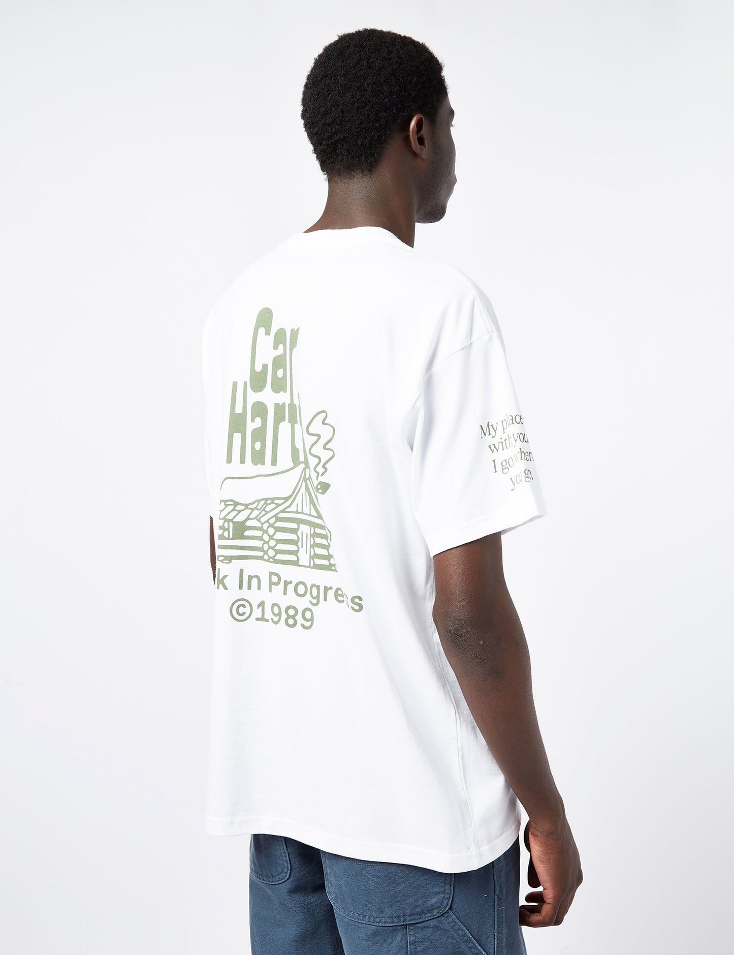 Home T-Shirt (locker) – Weiß