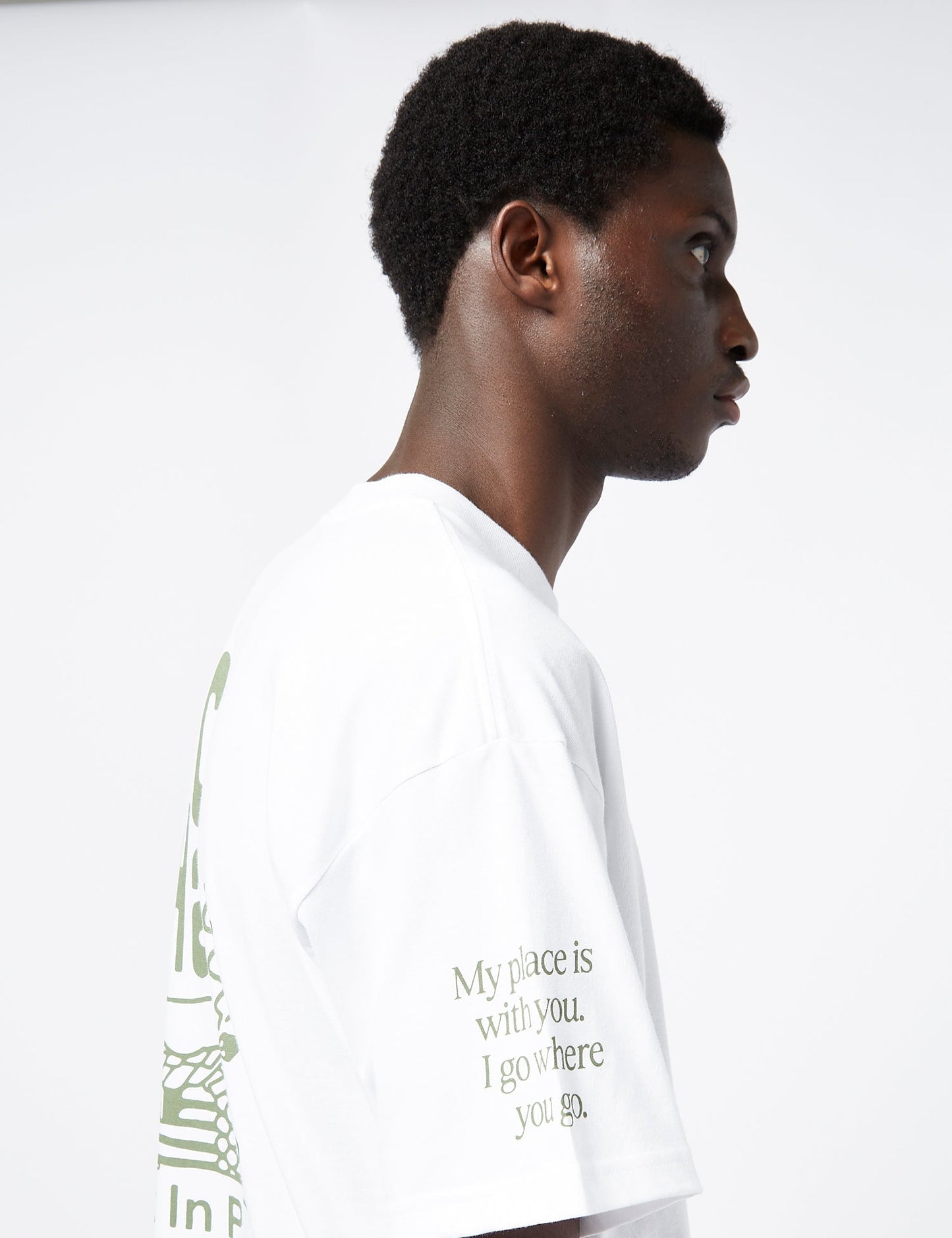 Home T-Shirt (locker) – Weiß