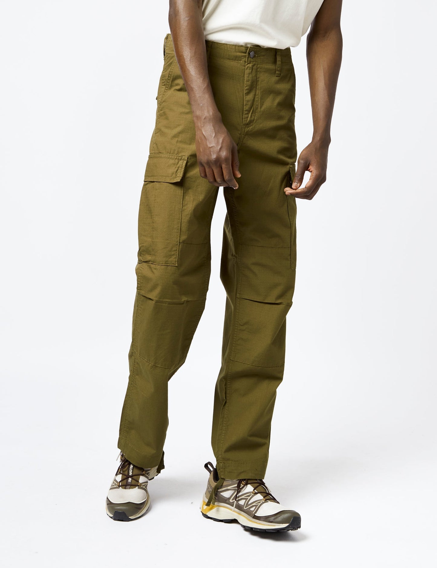Pantalon cargo classique (Ripstop) - Vert Highland