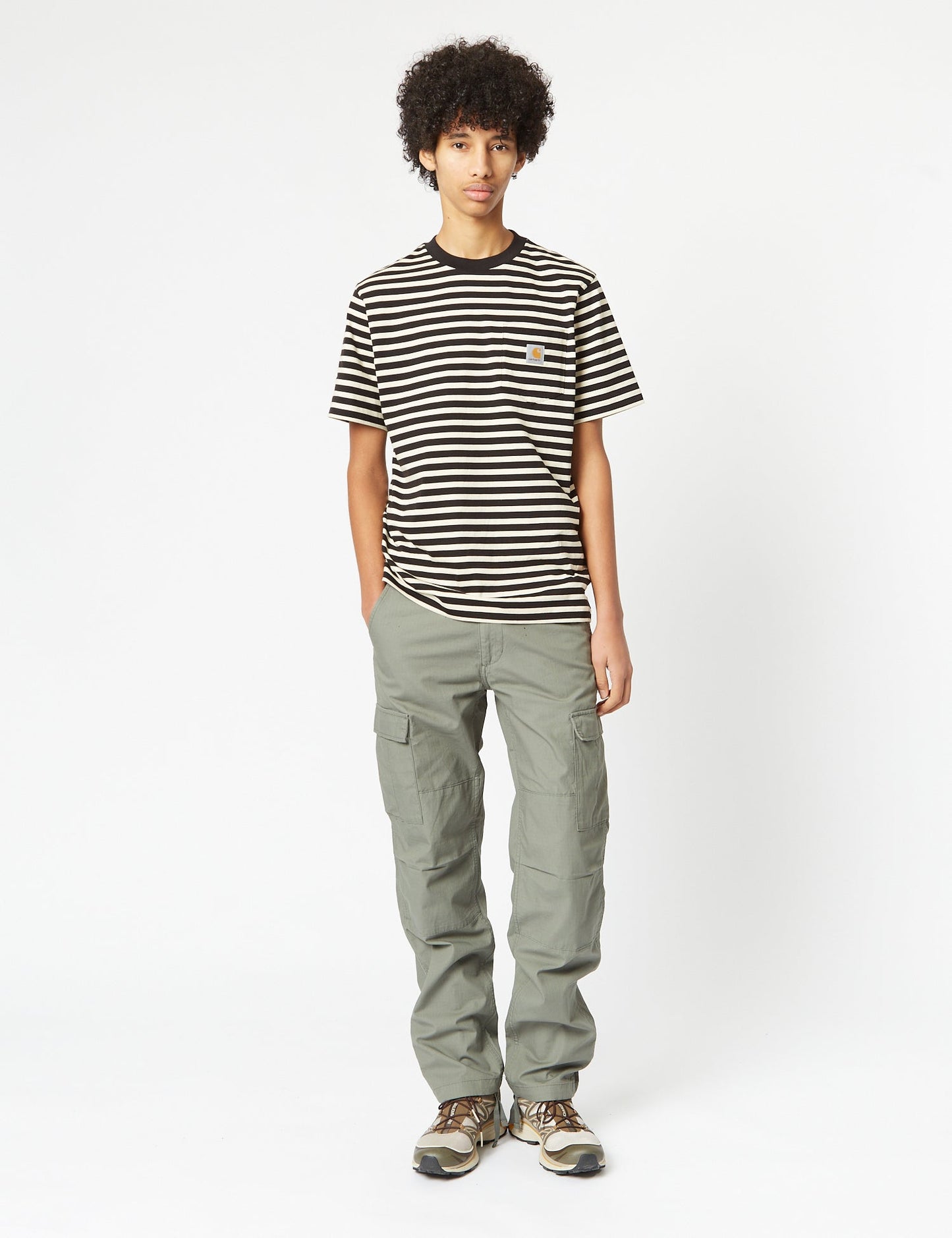 Pantalon Cargo Aviation - Vert Fumé
