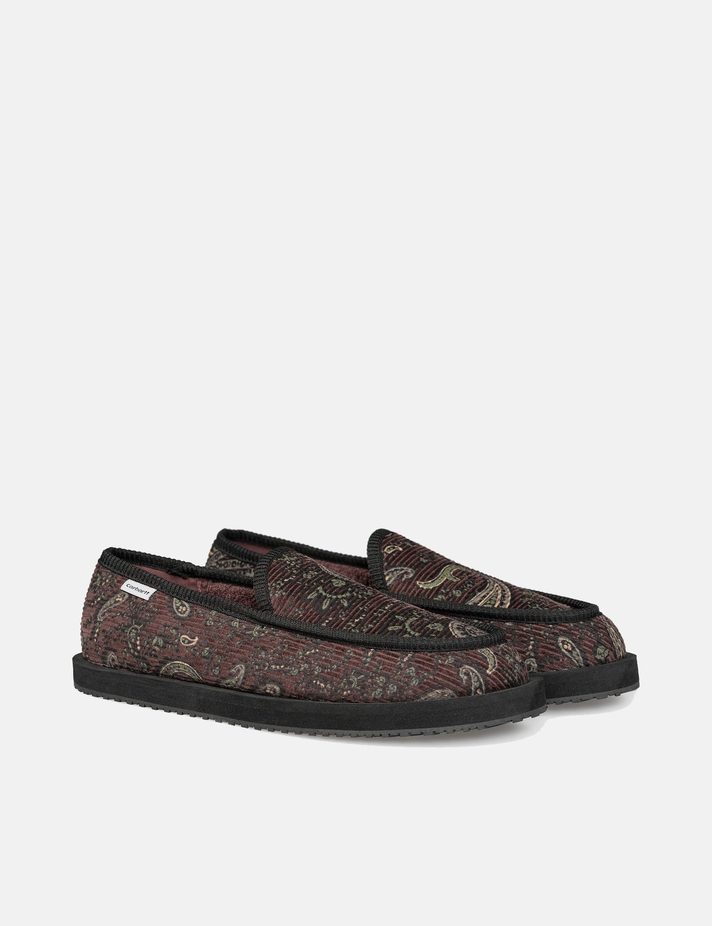 Pantoufles Paisley - Brun de l'Ohio