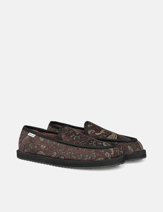 Paisley-Hausschuhe – Buckeye Brown