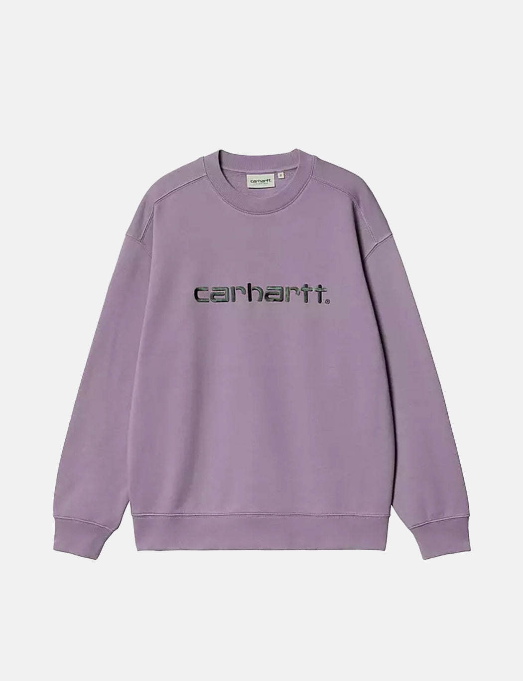 Damen-Sweatshirt – Glassy Purple/Discovery Green
