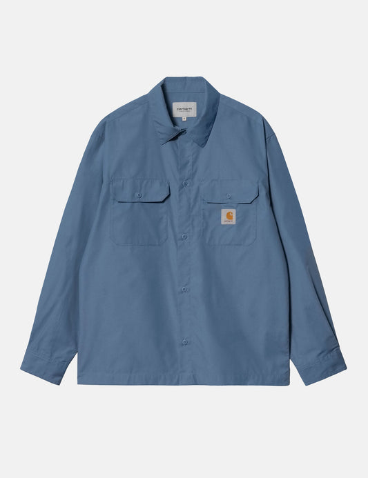 Long Sleeve Craft Shirt - Sorrent Blue
