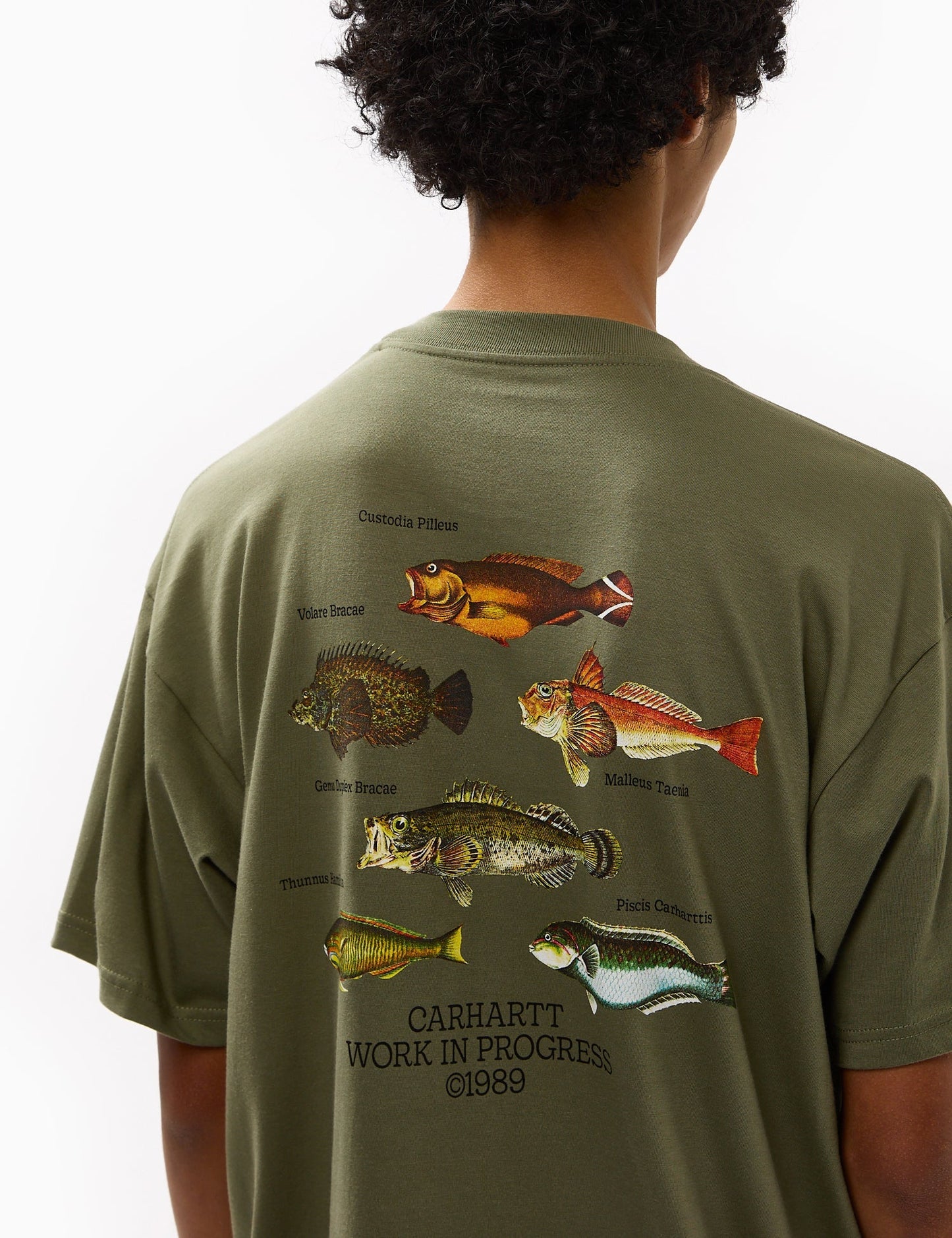 T-shirt Poisson (Ample) - Noir