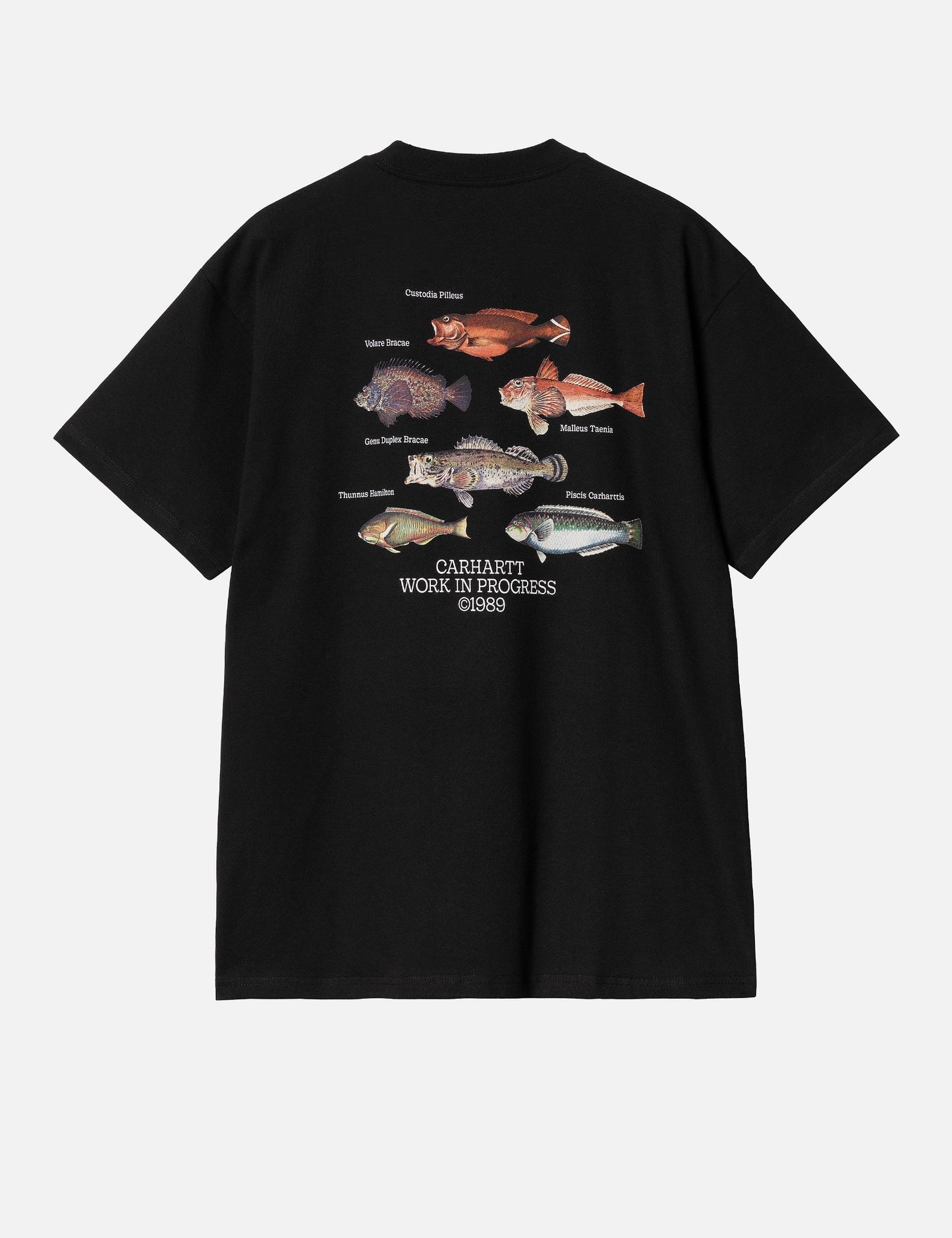 T-shirt Poisson (Ample) - Noir