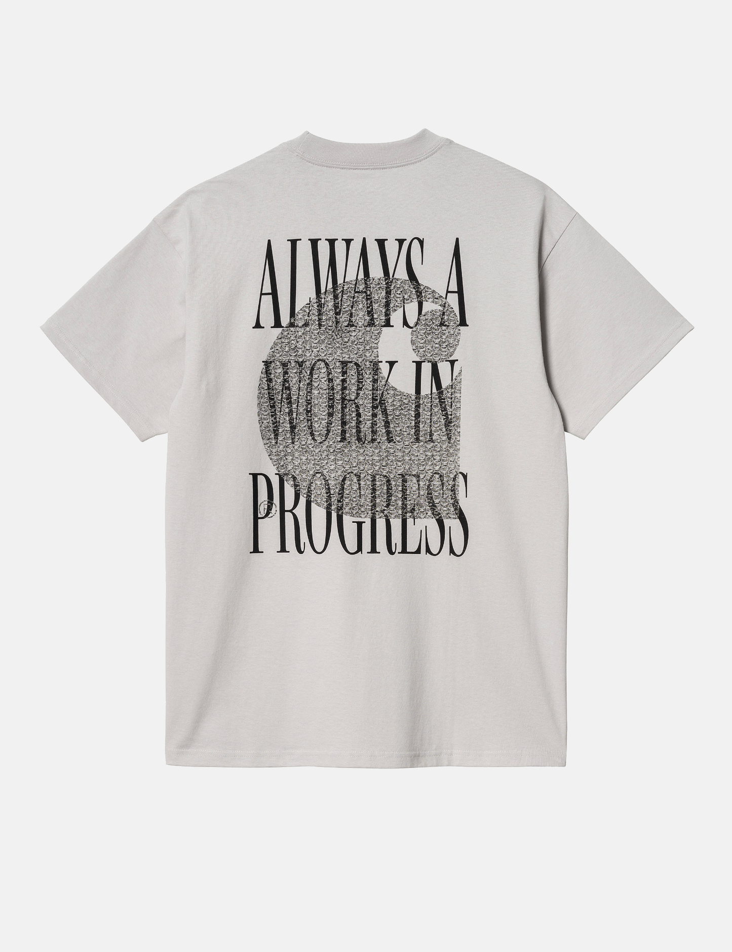 Always a WIP T-Shirt (locker sitzend) - Sonic Silver Grey