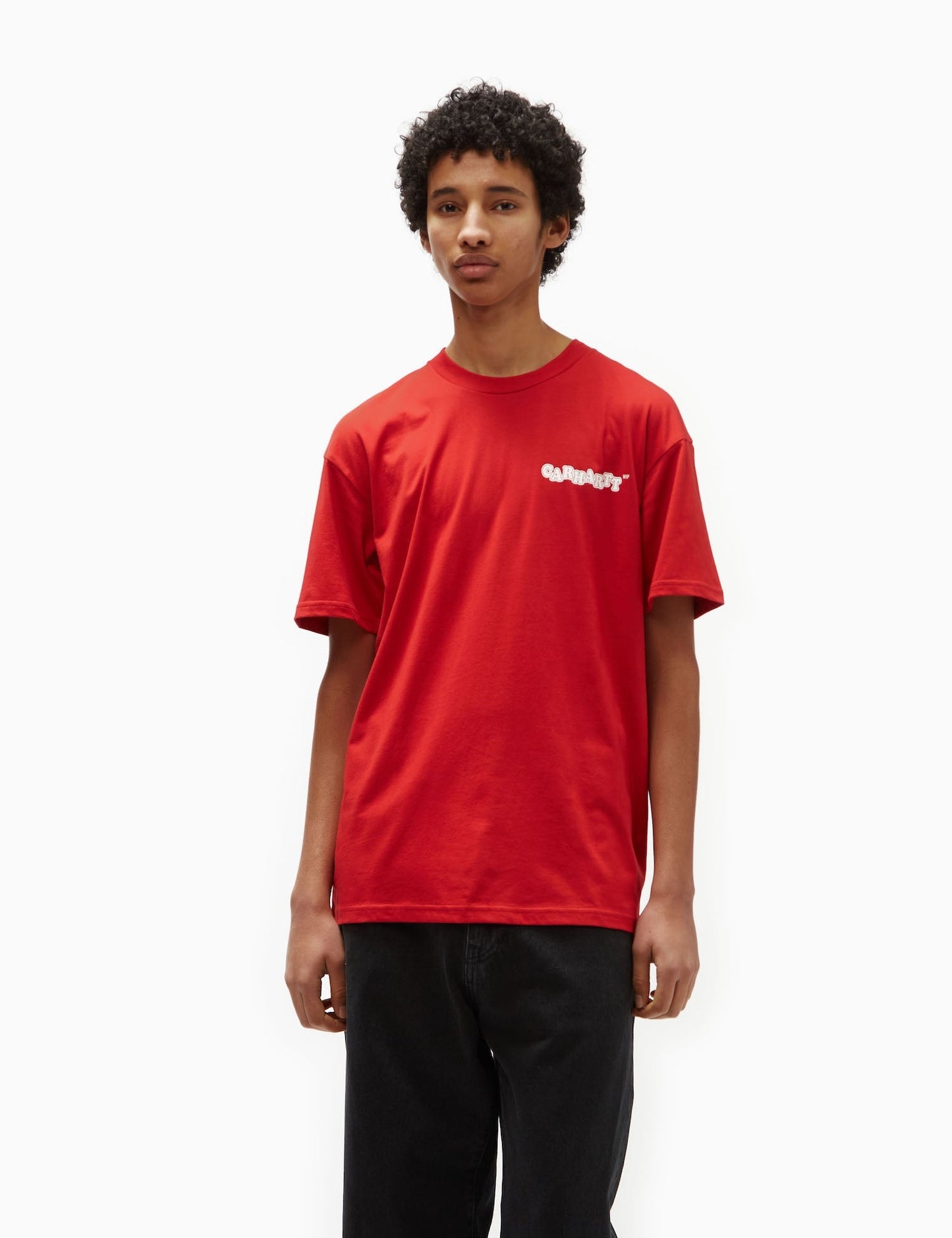 T-shirt Fast-food (ample) - Samba/Blanc