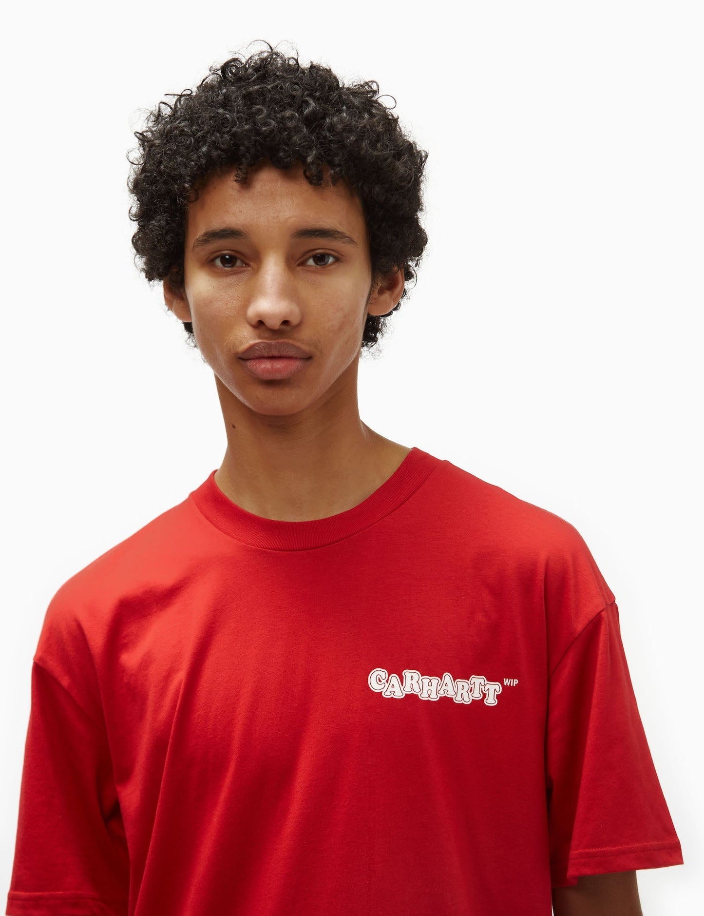T-shirt Fast-food (ample) - Samba/Blanc