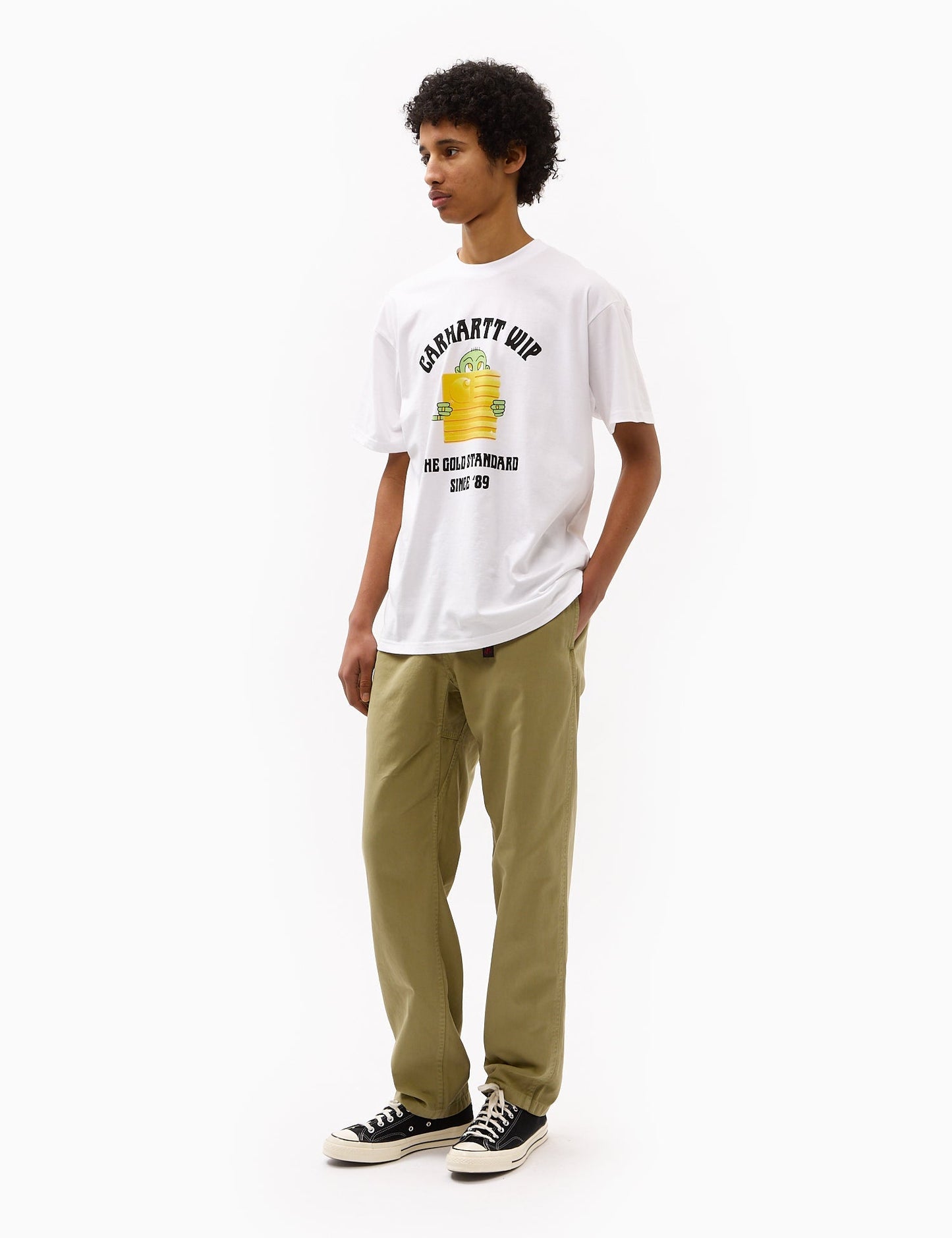 Gold Standard T-Shirt (locker) - Weiß