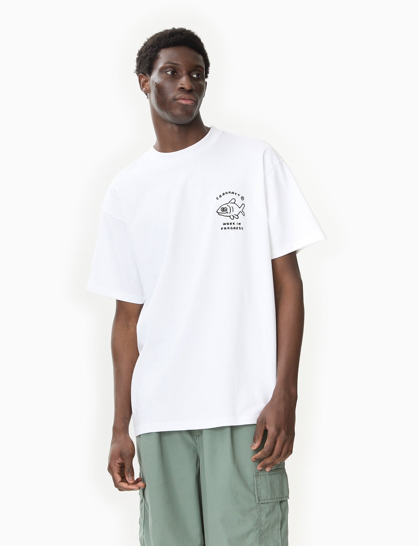 T-shirt Icônes (Ample) - Noir/Blanc