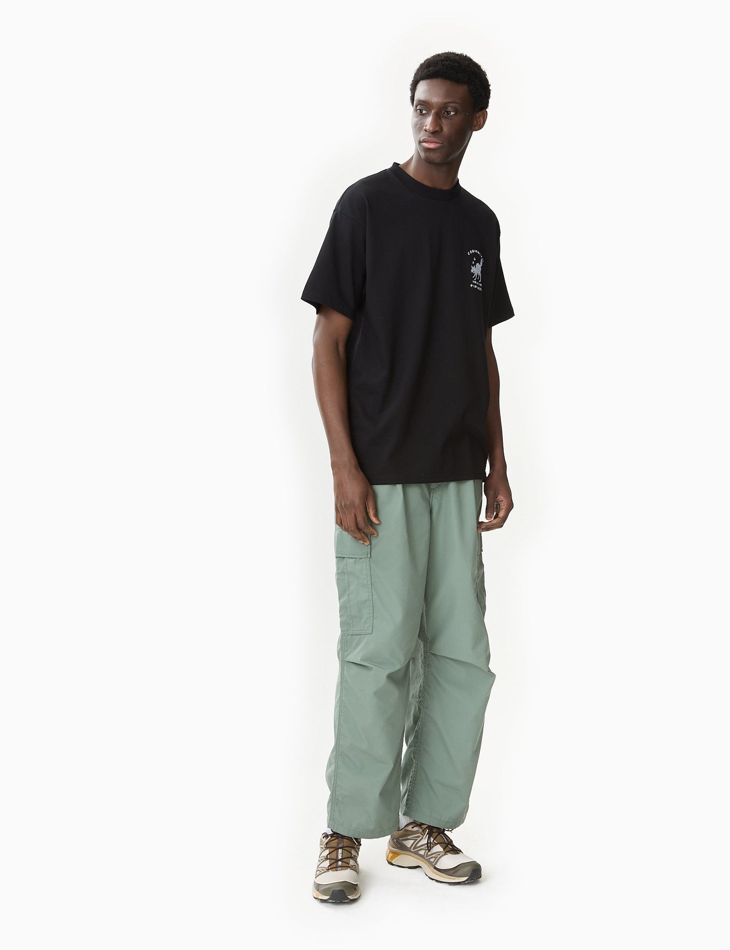 T-shirt Icônes (Ample) - Noir/Blanc