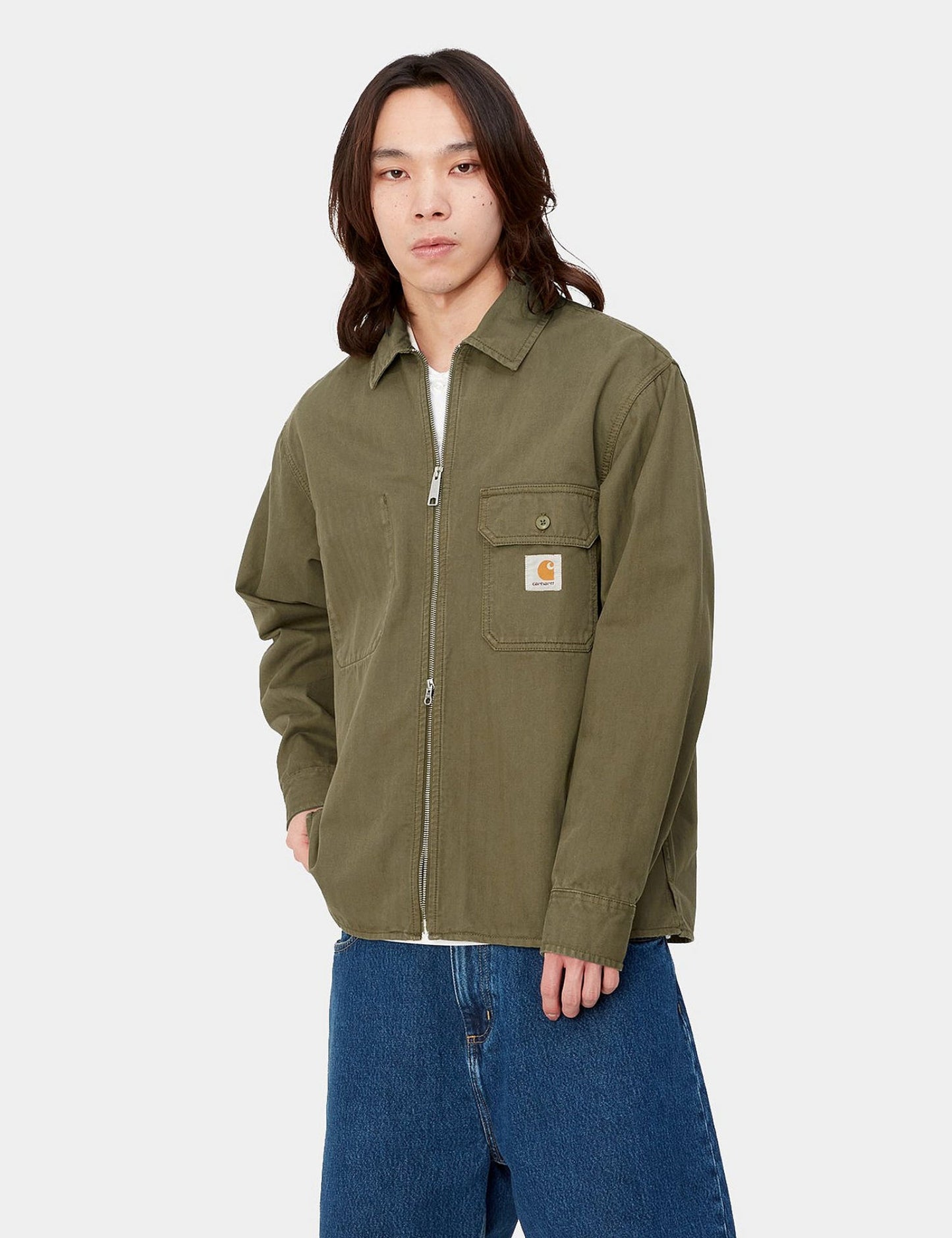 Rainer Overshirt – Sonnengelb Stückgefärbt
