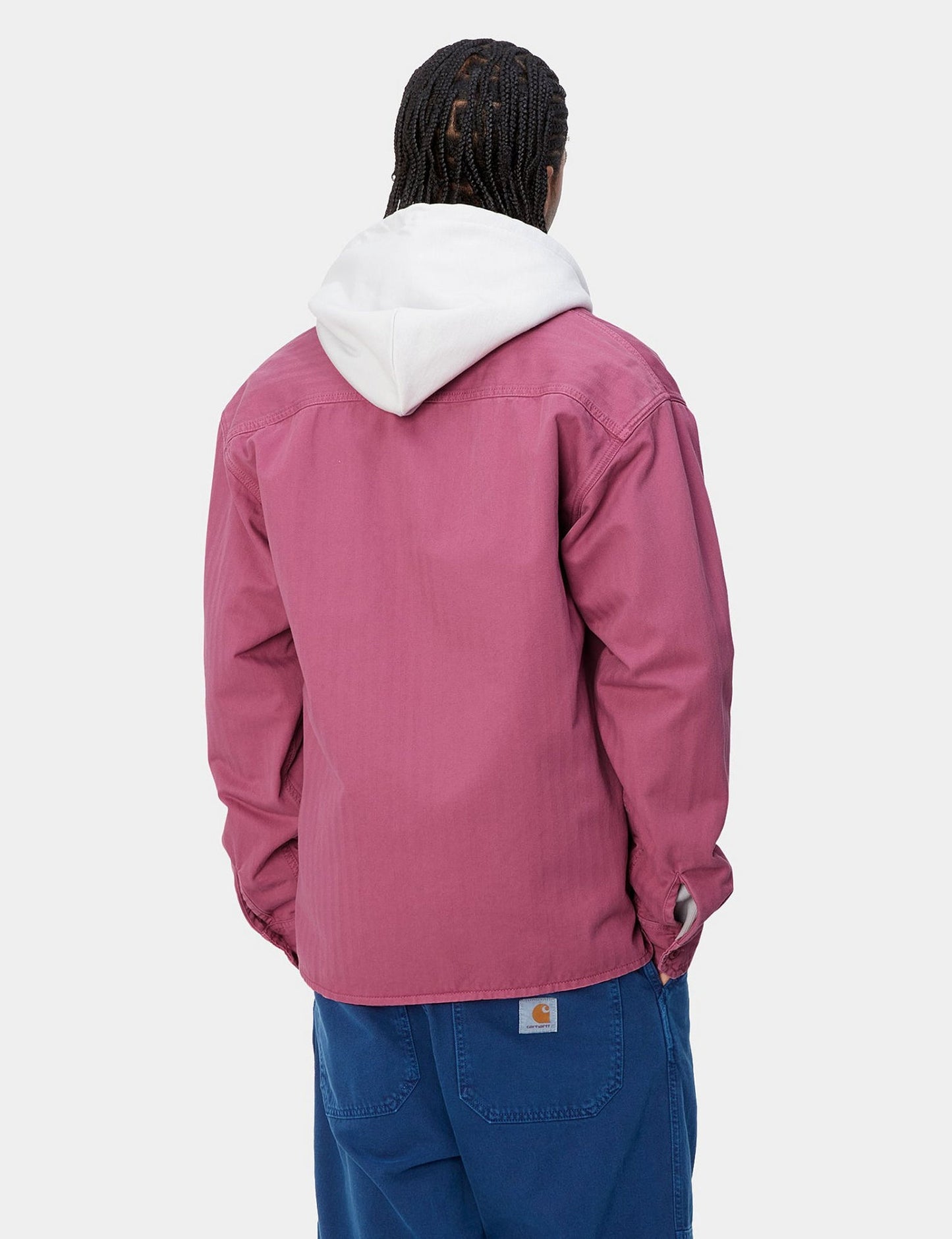Surchemise Rainer - Rose Magenta Teint en Pièce