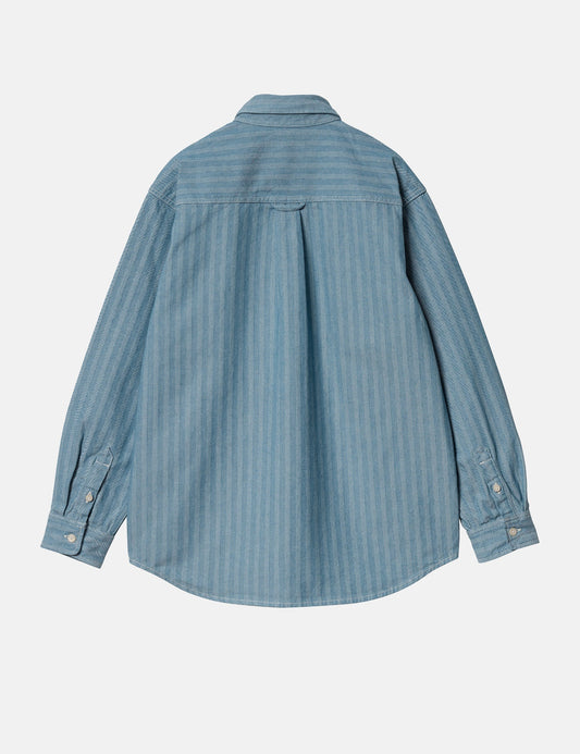 Menard Over Shirt - Blue Rinsed