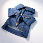Personalized Embroidered Name Pet Birthday Denim Jacket  | inCloth68