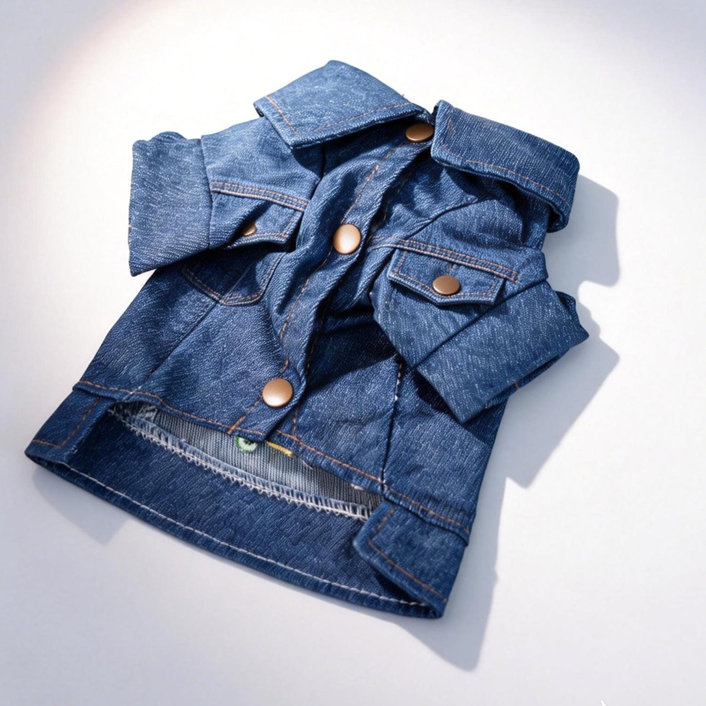 Personalisierte bestickte Namens-Haustier-Geburtstags-Jeansjacke | inCloth68