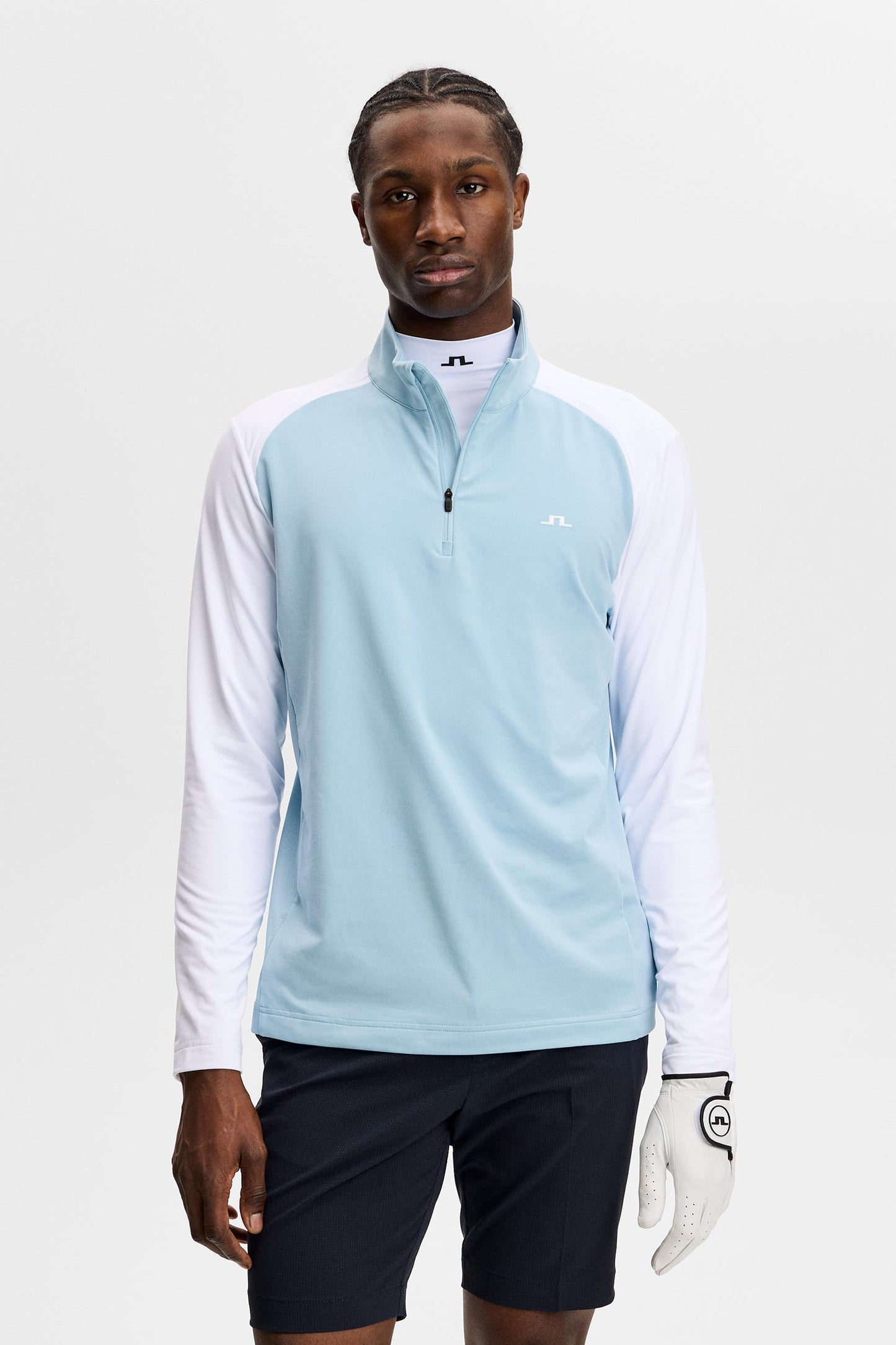 Blake Zip Mid Layer / Forget-Me-Not