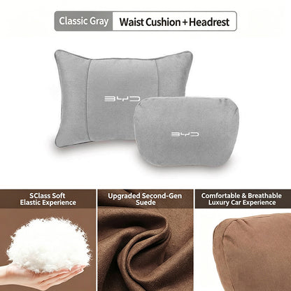 Hot Sale 🔥50% OFF🔥Maybach-Style Cushion Pillow(Headrest + Lumbar Support)