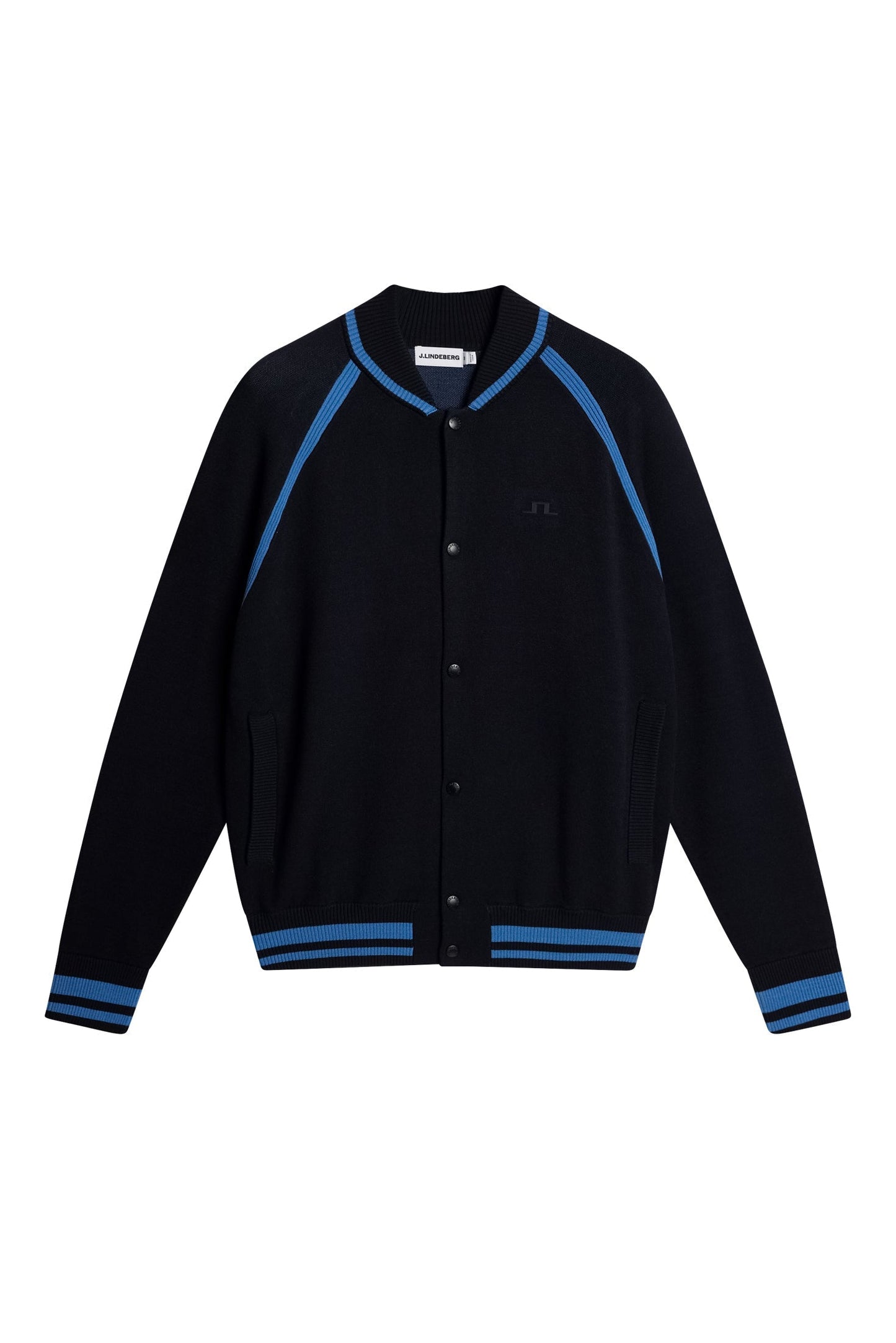 Stanley Jacquard Knit Bomber / Navy