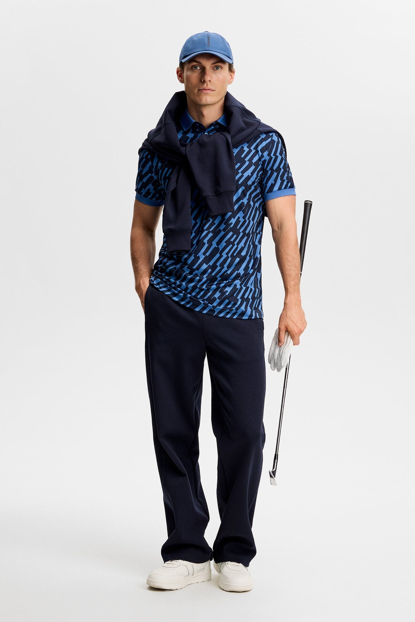 Tour Tech Print Polo / Oak Federal M