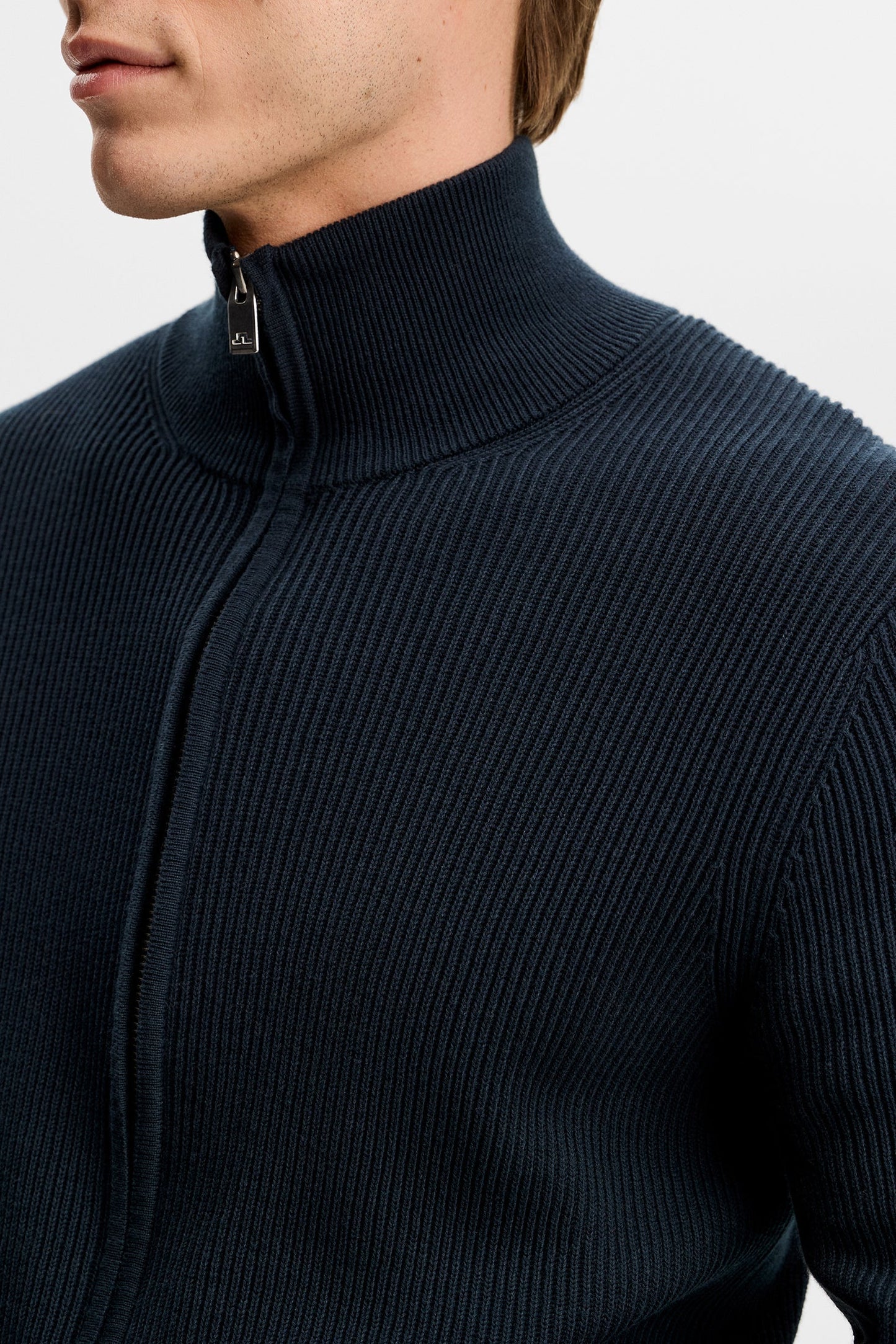 Alexis Full Zip Cardigan / Navy