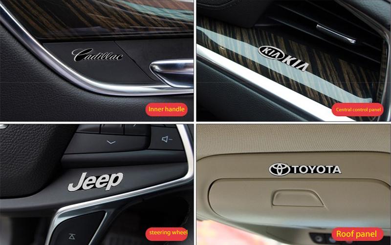🔥Heißer Verkauf🔥50% RABATT🔥3D-Auto-Kreativauto-Logo-Dekorationsaufkleber🎉8 Stk.🎉