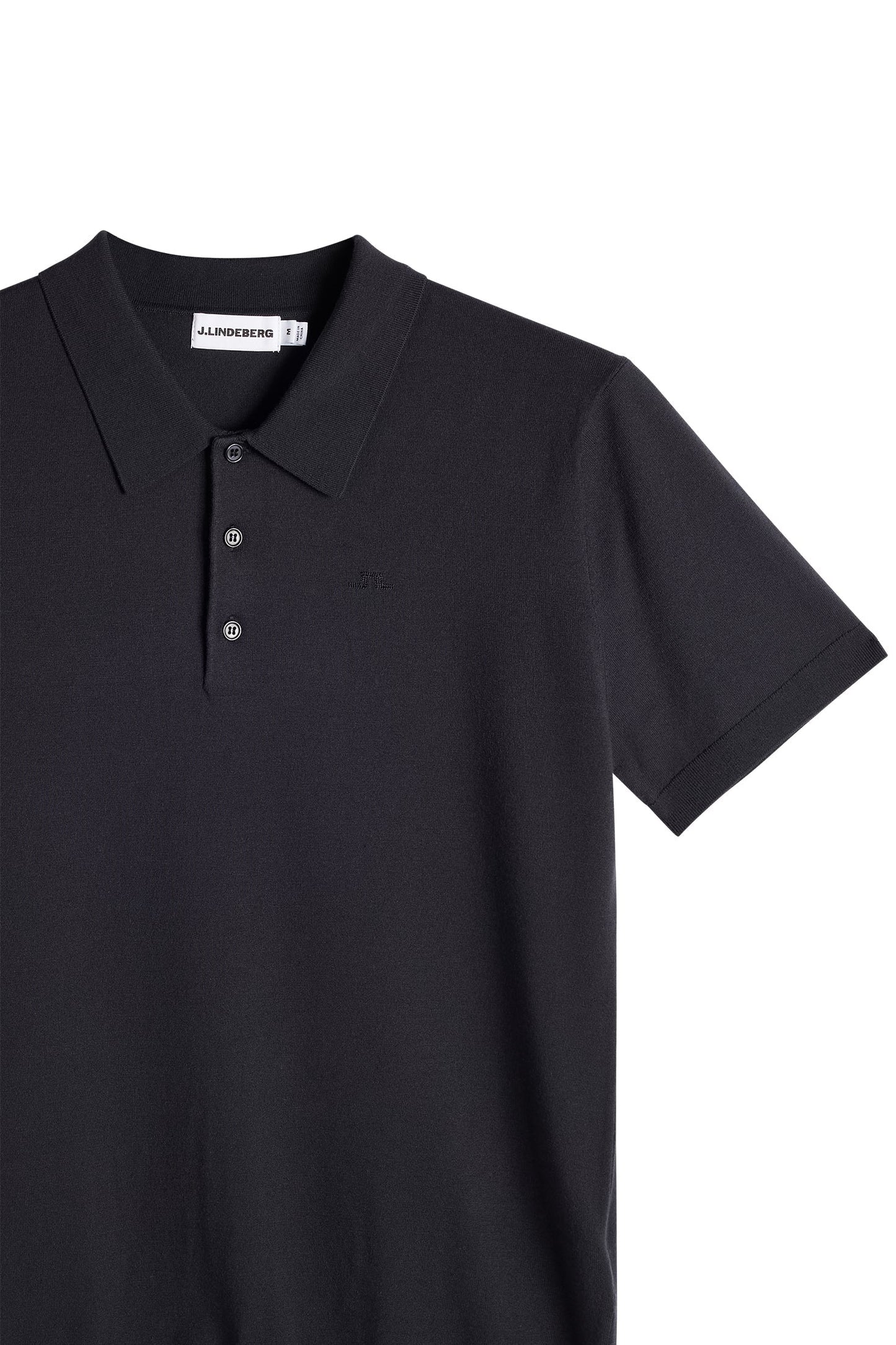 Ridge Knitted Polo / Navy