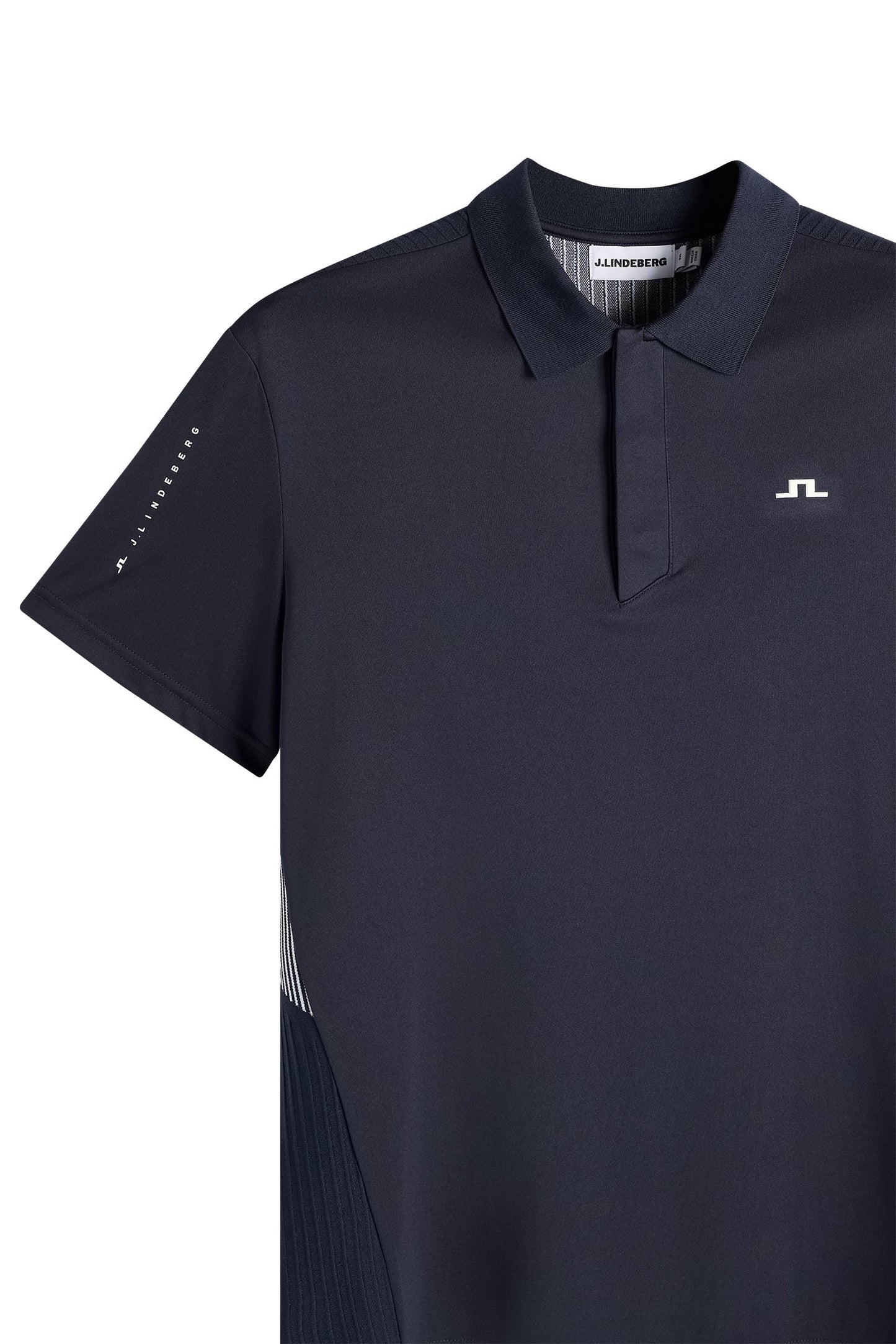 Neri Hybrid Knit Polo Shirt / Navy
