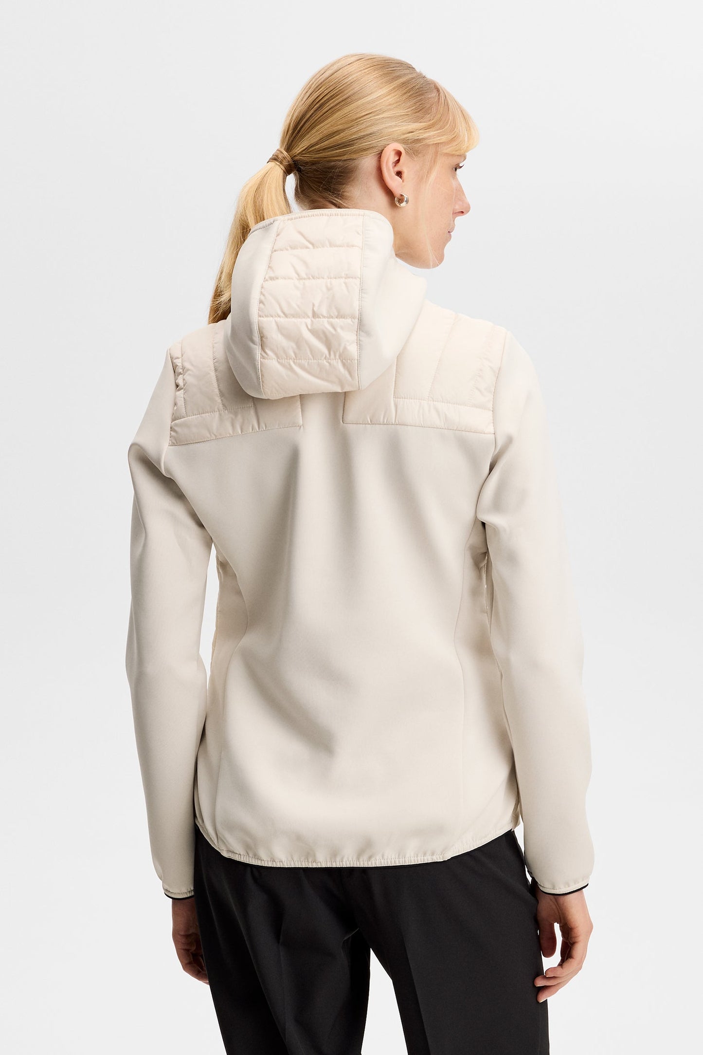 Holma Quilt Hybrid Hood / Moonbeam