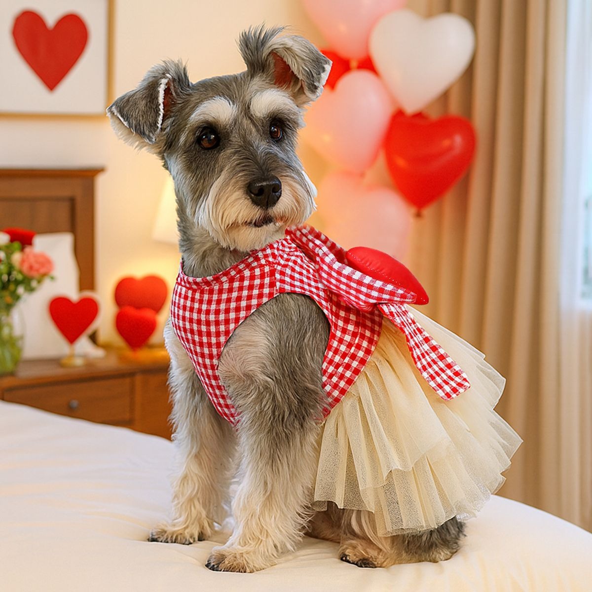 Personalisiertes Haustier-Valentinstags-Kleid | inCloth02