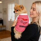 Personalized Mother's Day Color-Block Pet T-shirt  | inCloth42