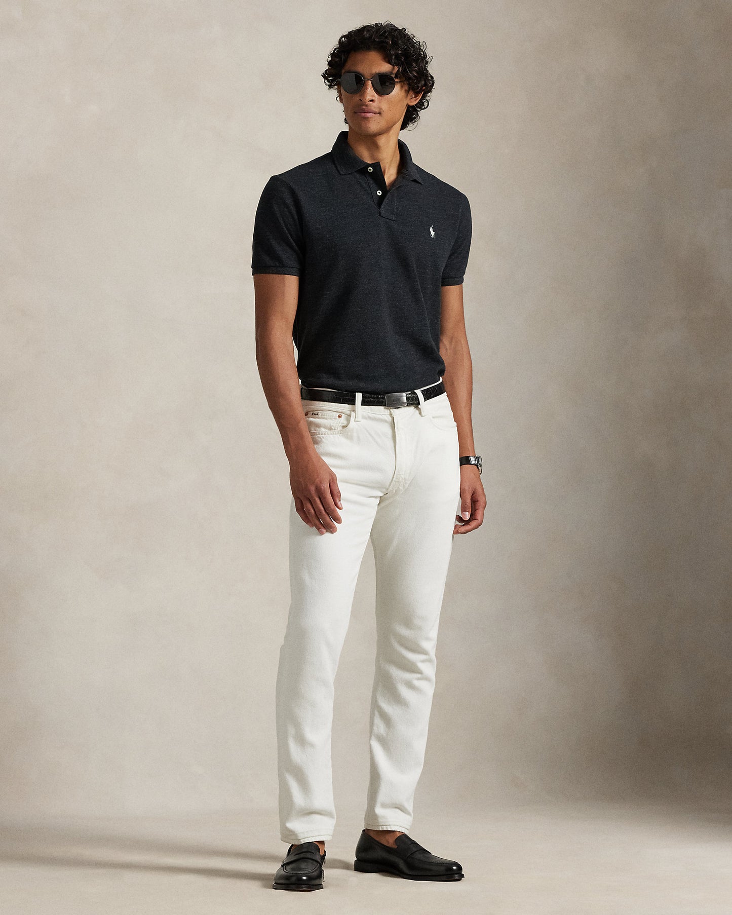 The Iconic Custom Slim Fit Mesh Polo
