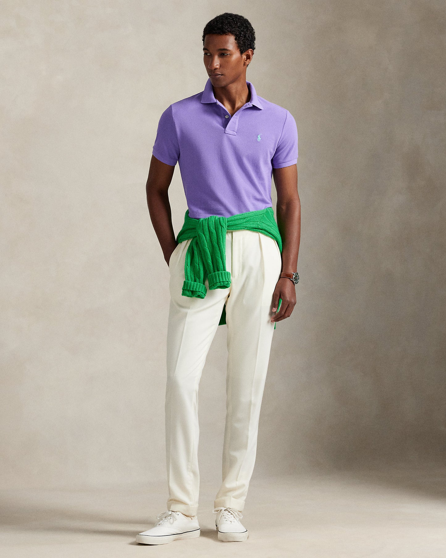 The Iconic Custom Slim Fit Mesh Polo