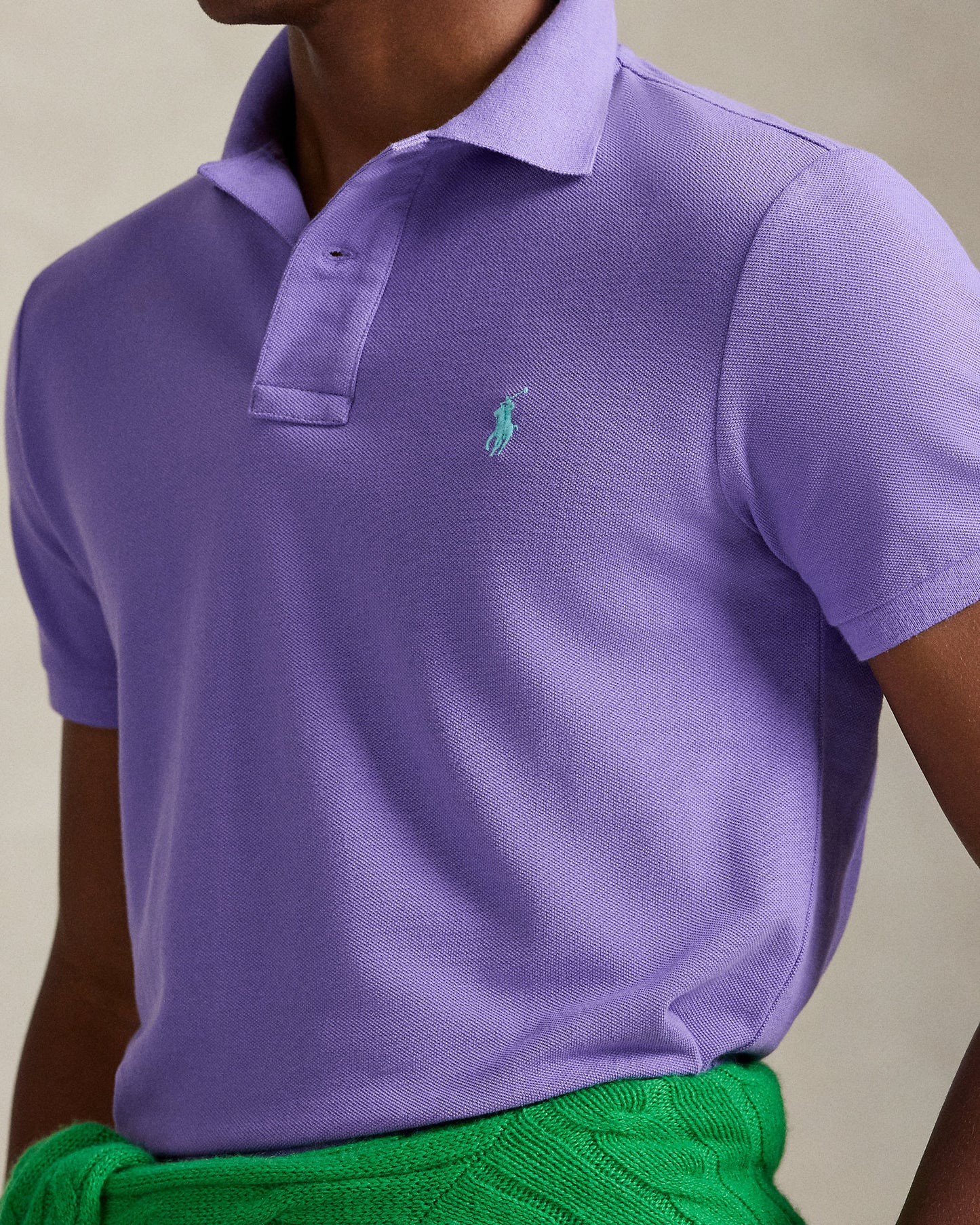The Iconic Custom Slim Fit Mesh Polo