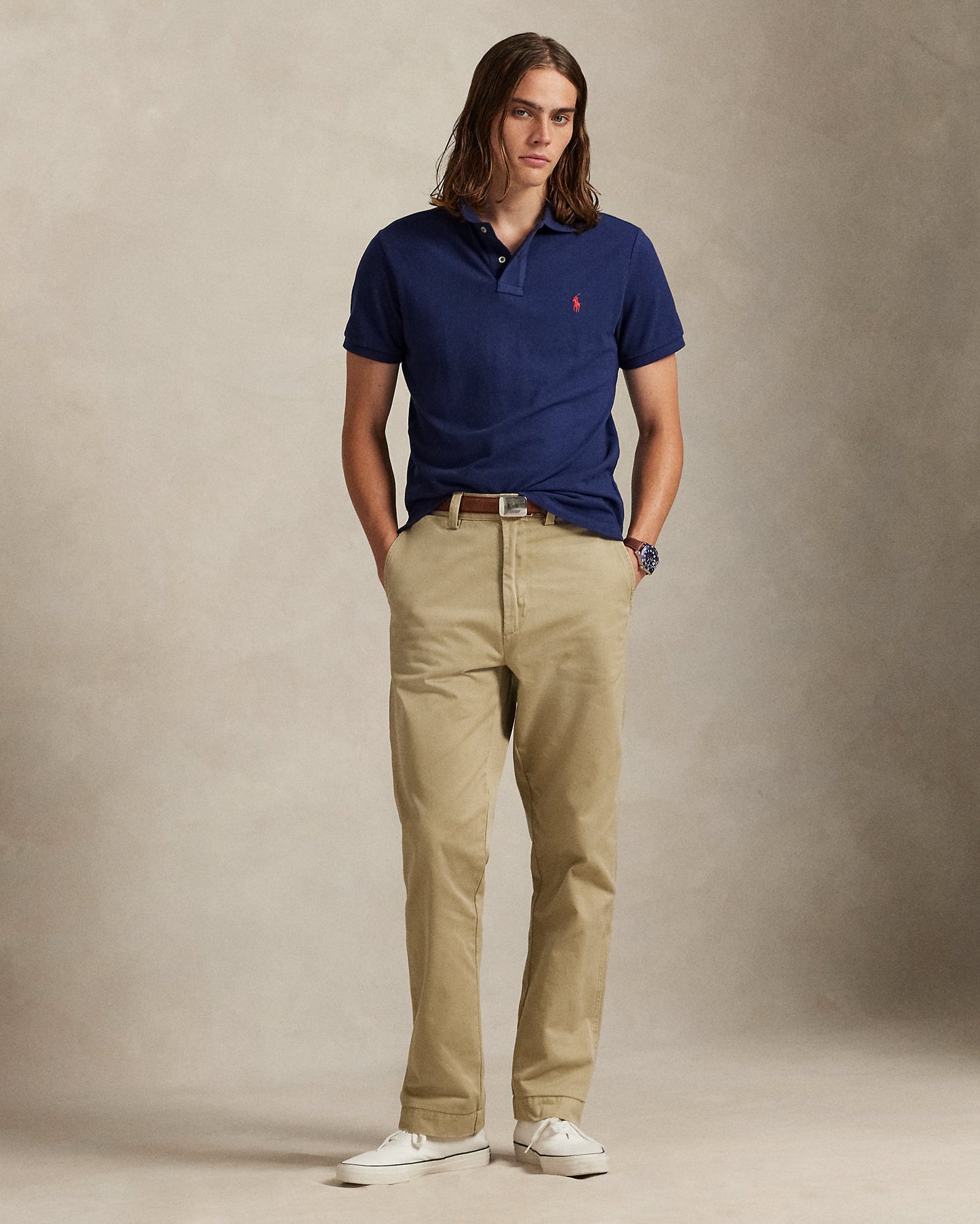The Iconic Custom Slim Fit Mesh Polo
