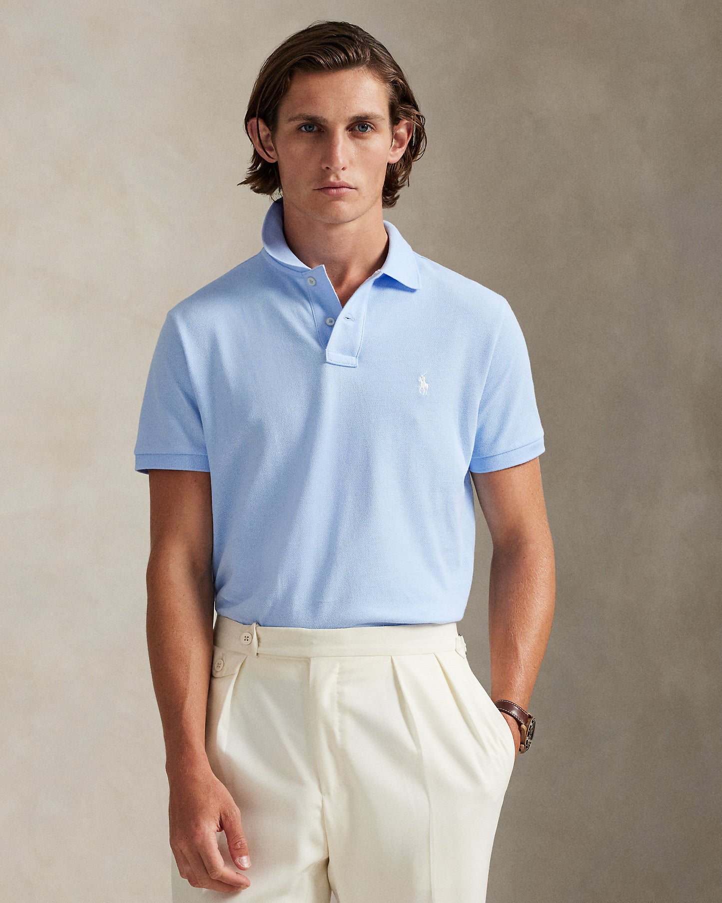 The Iconic Custom Slim Fit Mesh Polo
