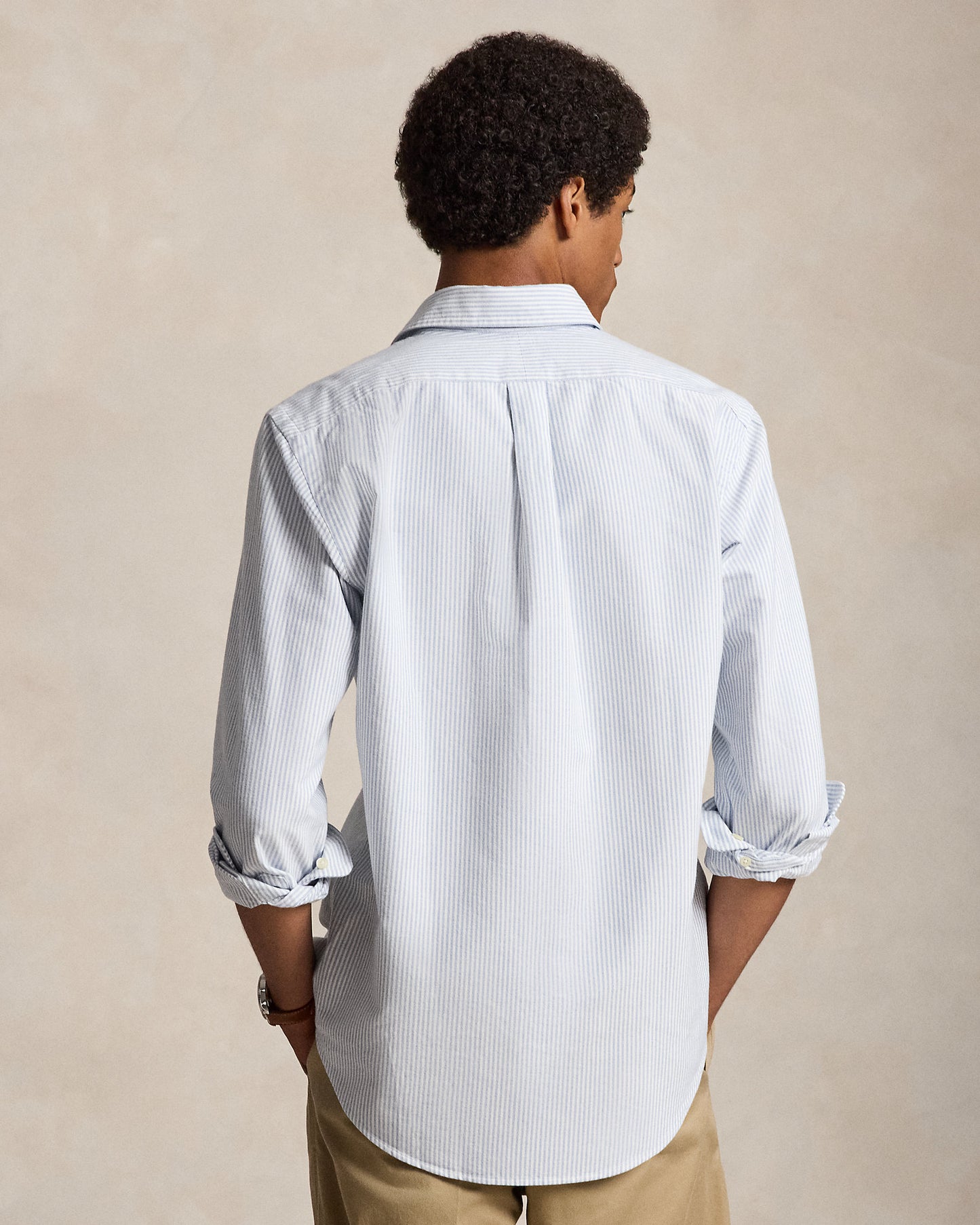 Custom Fit Striped Oxford Shirt