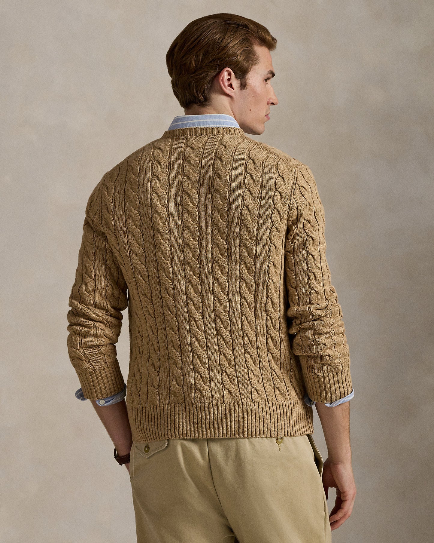 Cable-Knit Cotton Jumper