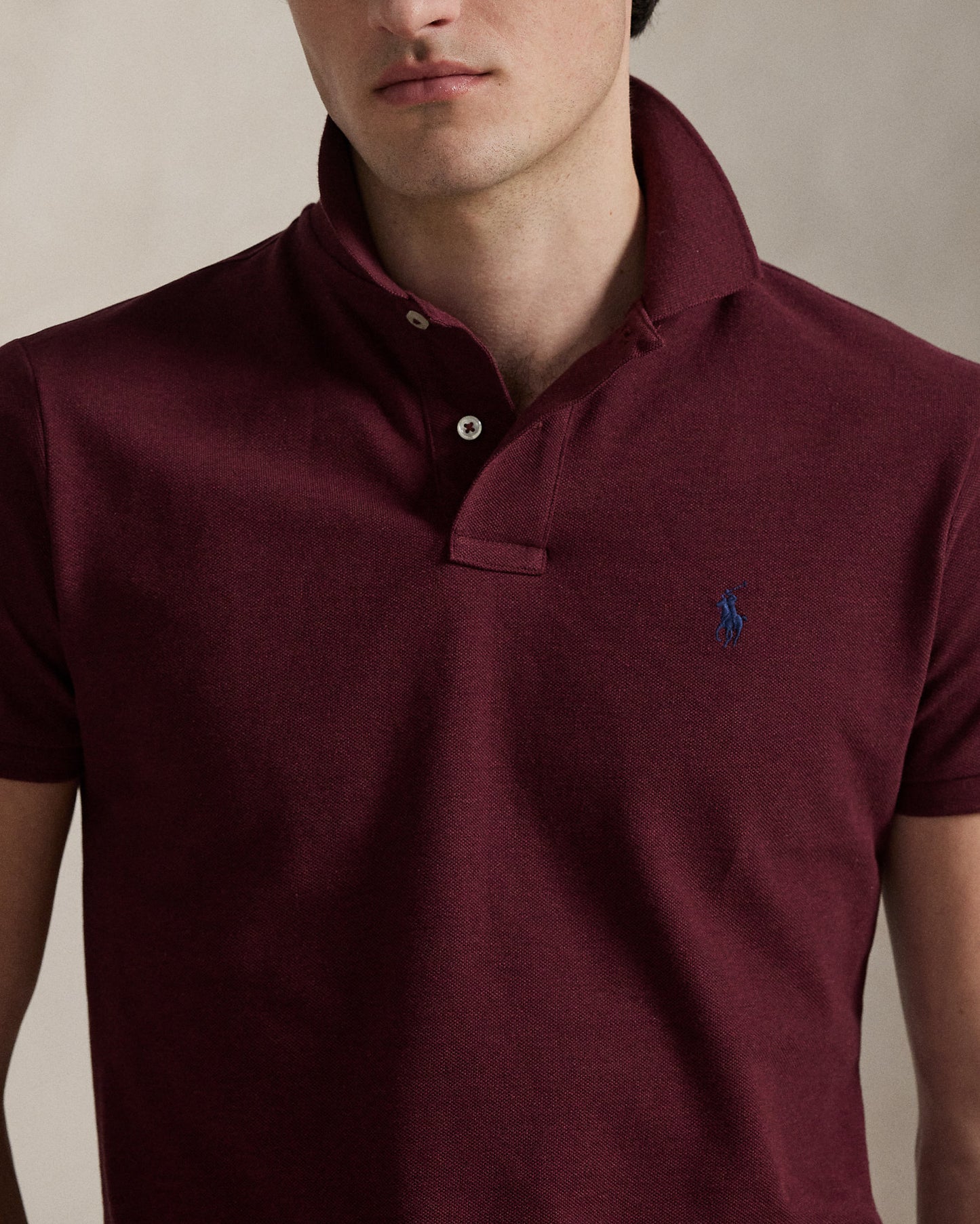 The Iconic Custom Slim Fit Mesh Polo
