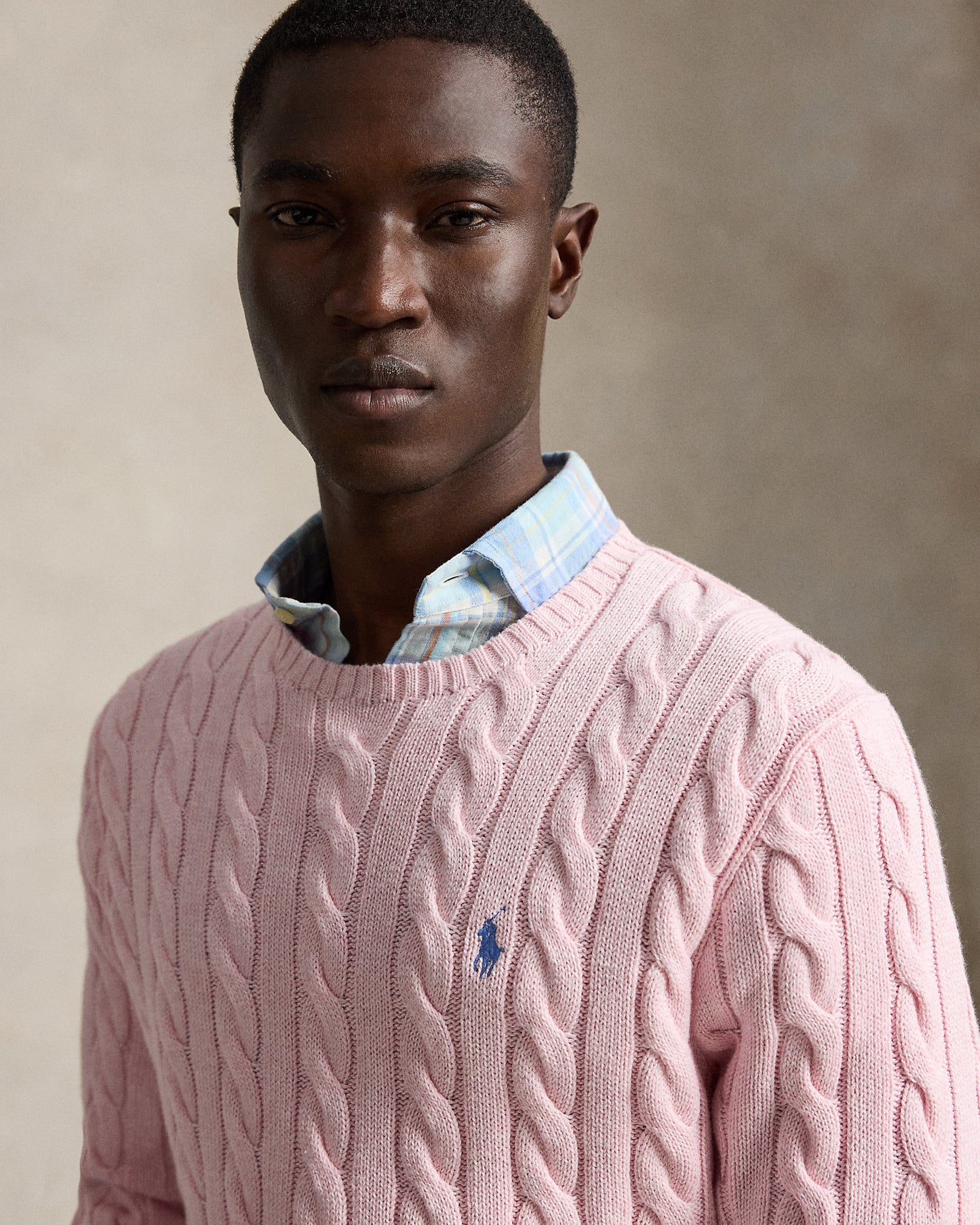Cable-Knit Cotton Jumper