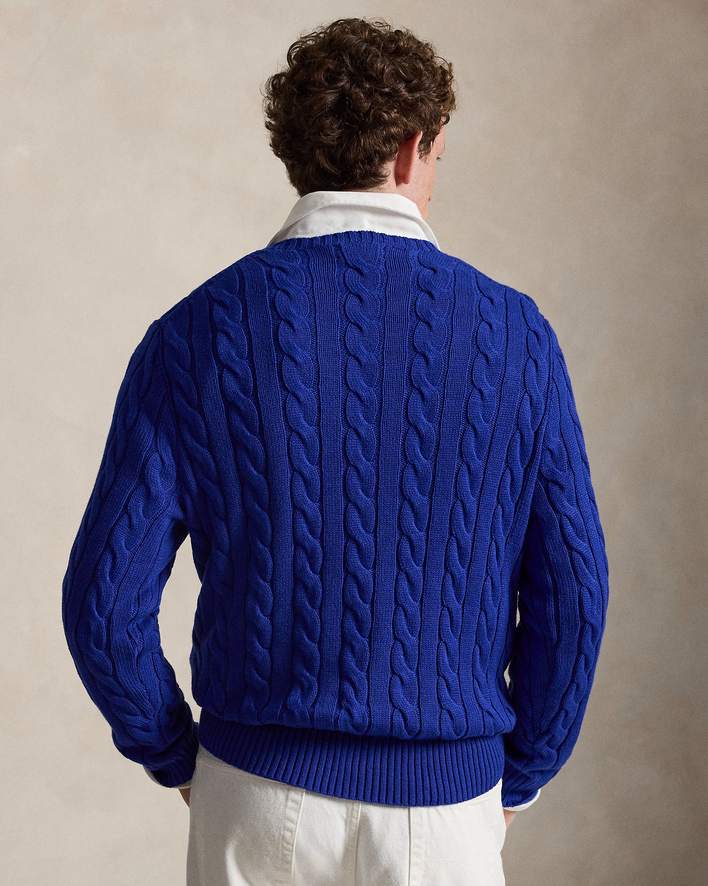 Cable-Knit Cotton Jumper