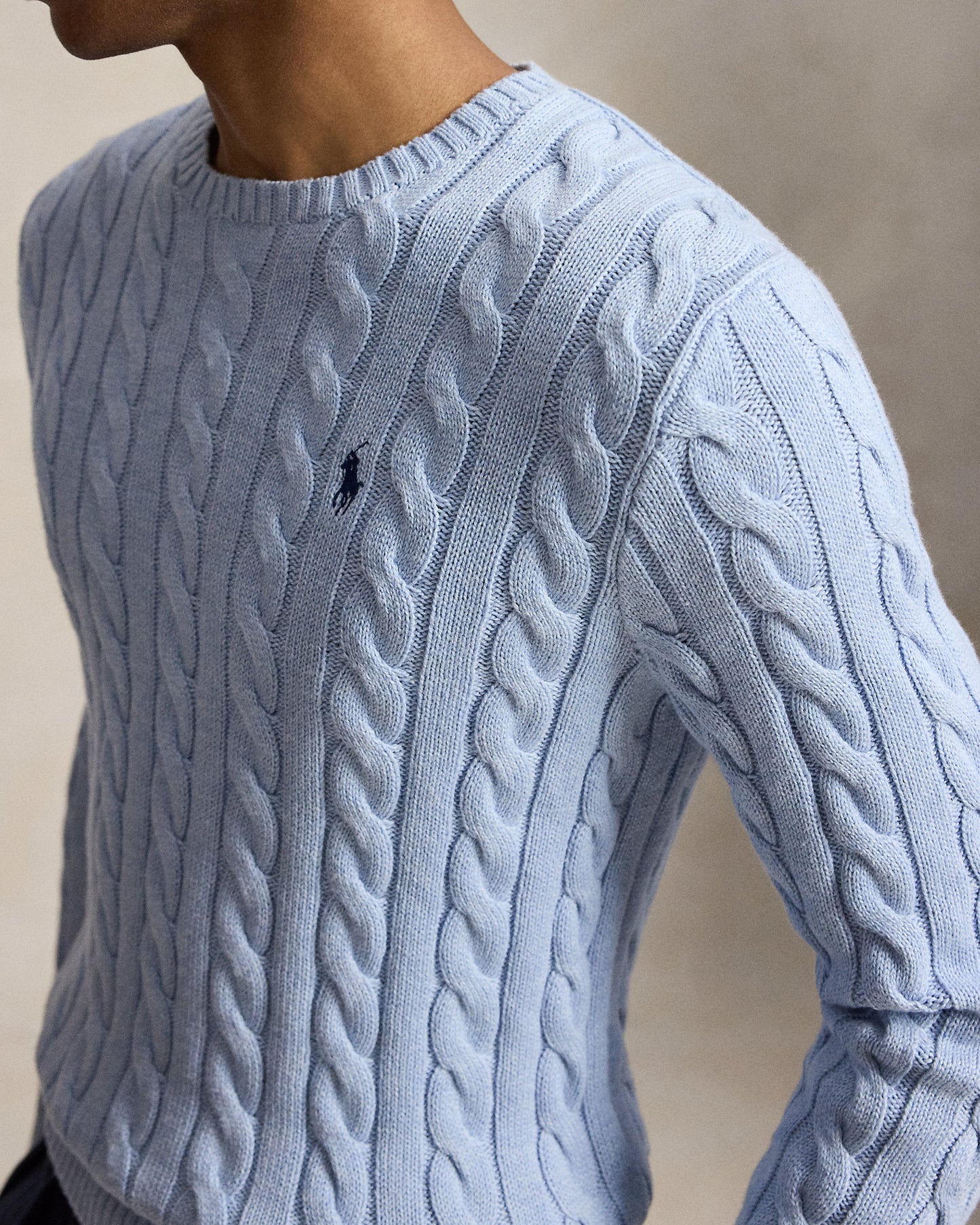 Cable-Knit Cotton Jumper