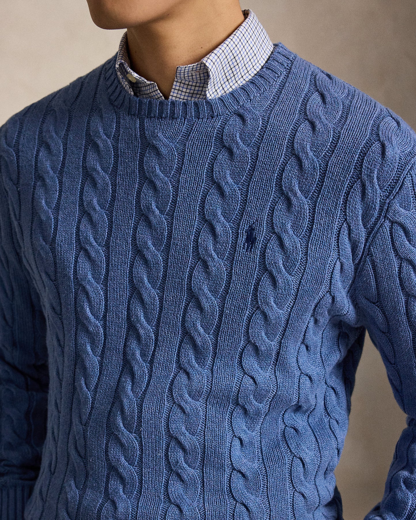 Cable-Knit Cotton Jumper