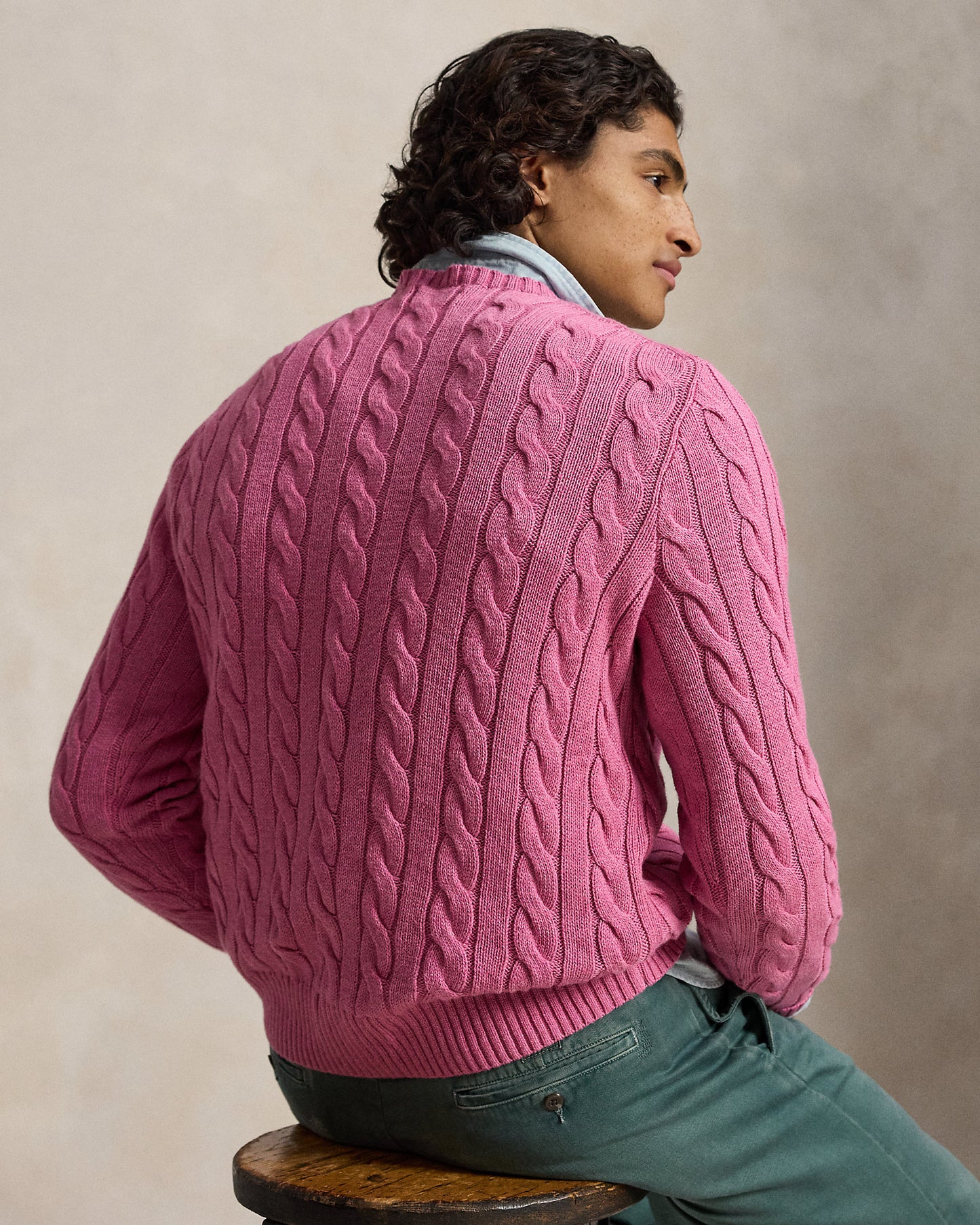 Cable-Knit Cotton Jumper
